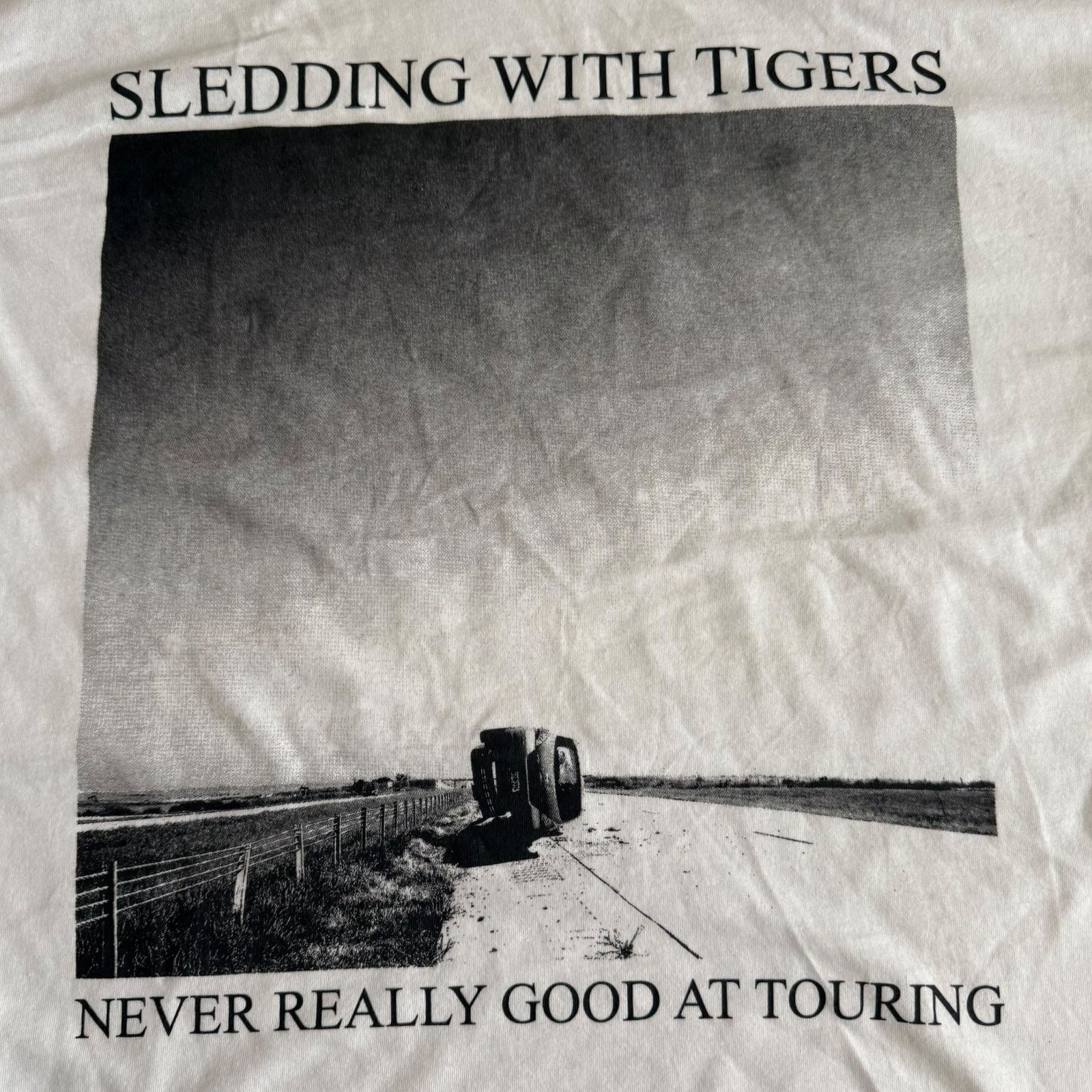 Band Tees Sledding With Tigers Band Shirt Size L Size US L / EU 52-54 / 3 - 2 Thumbnail