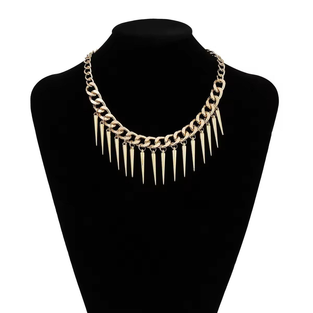 Other Spikes Charm Metal Chain Necklace Size ONE SIZE - 2 Thumbnail