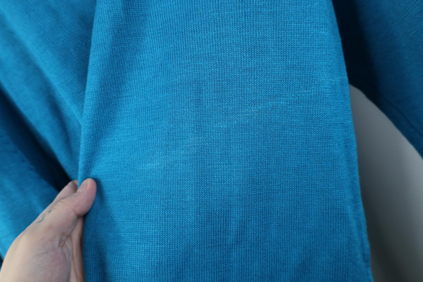 Vintage Deadstock Vintage 90s Y2K Streetwear Mock Neck Sweater Blue Size US M / EU 48-50 / 2 - 10 Thumbnail