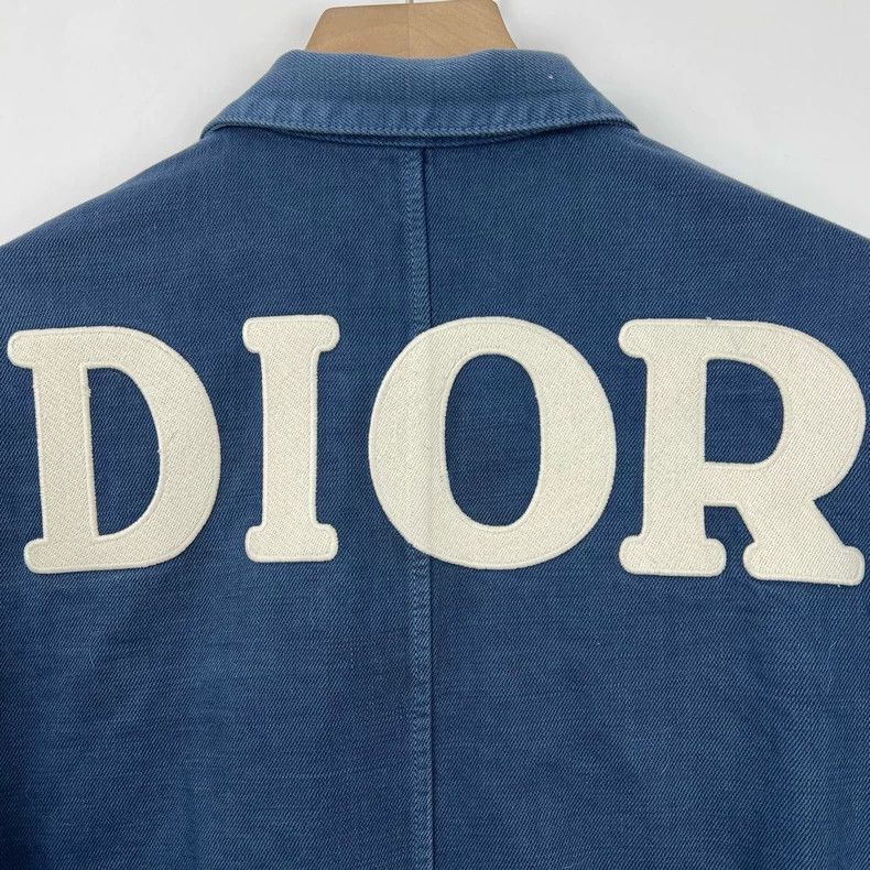 Dior Dior 1947 embroidered logo denim jacket 2505-Nextarrow Size US S / EU 44-46 / 1 - 6 Thumbnail