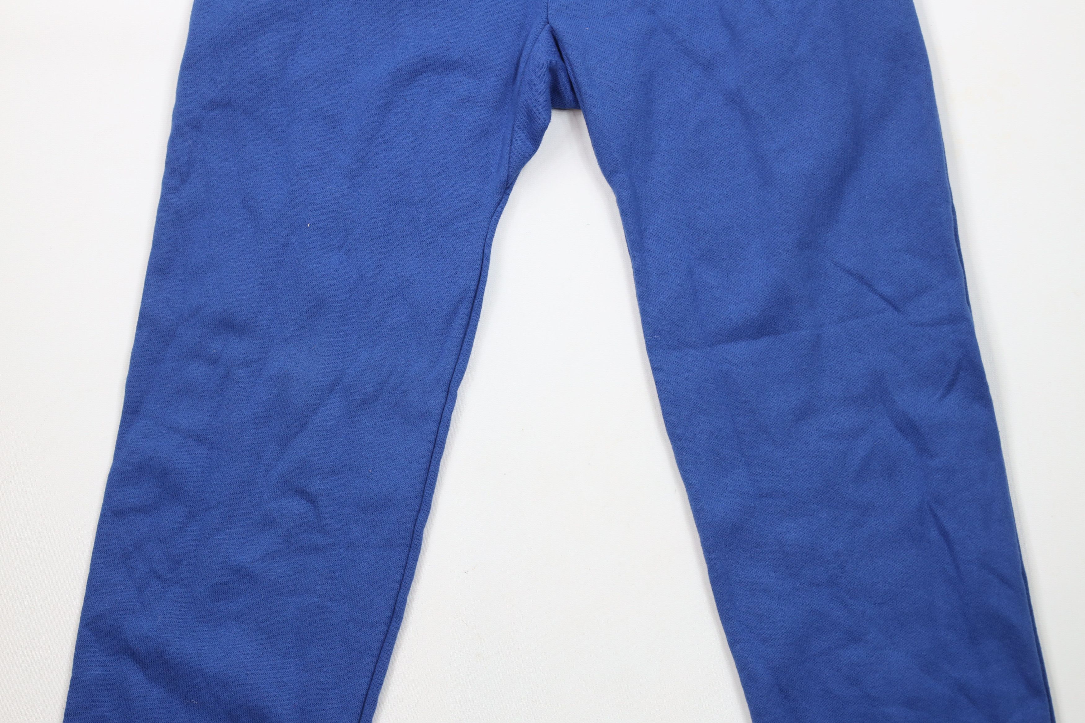 Vintage Vintage 90s Streetwear Gusseted Sweatpants Joggers Blue USA Size US 34 / EU 50 - 13 Thumbnail