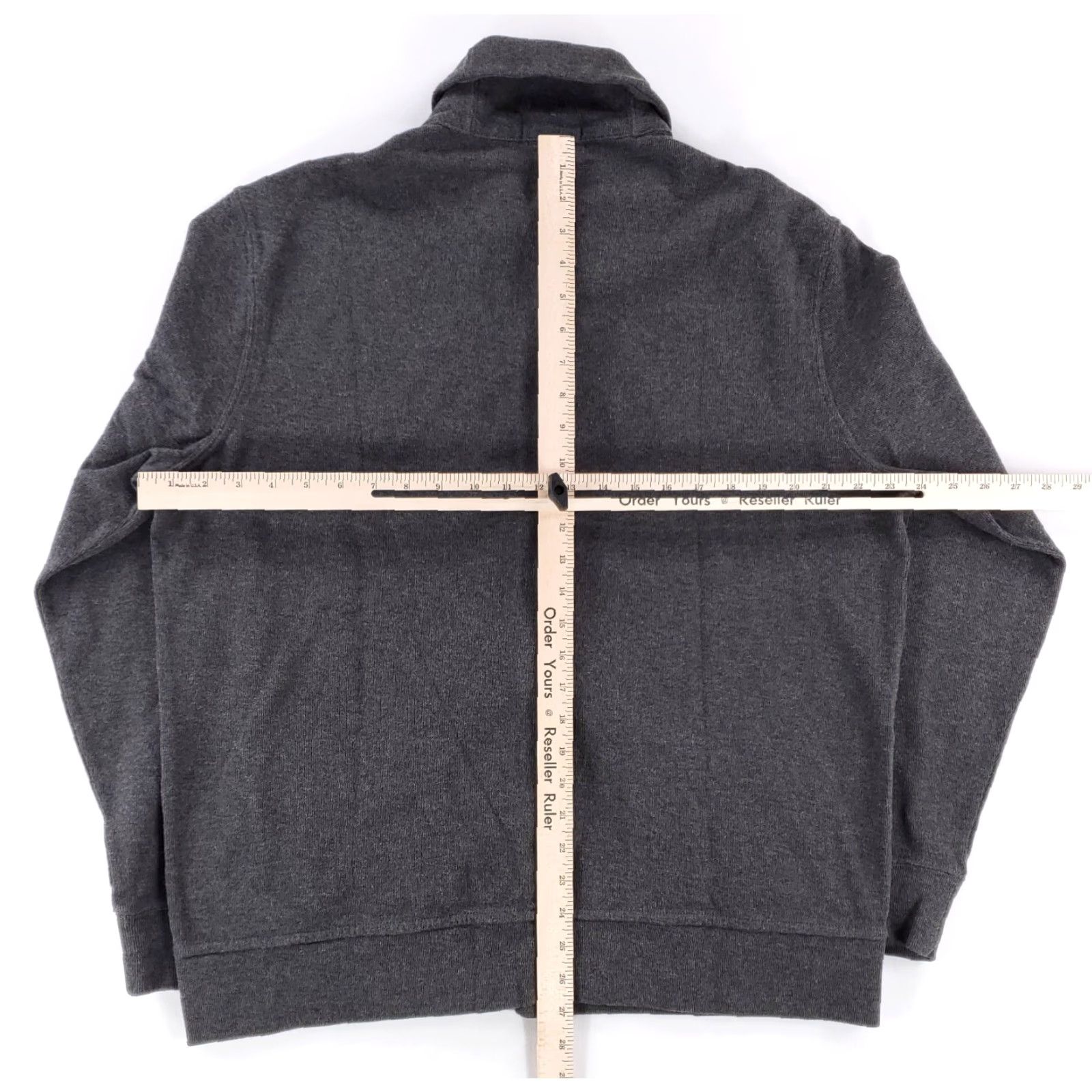 Polo Ralph Lauren Polo Ralph Lauren Cardigan Estate Rib Cotton Shawl Collar Gray Mens L Size US L / EU 52-54 / 3 - 5 Thumbnail