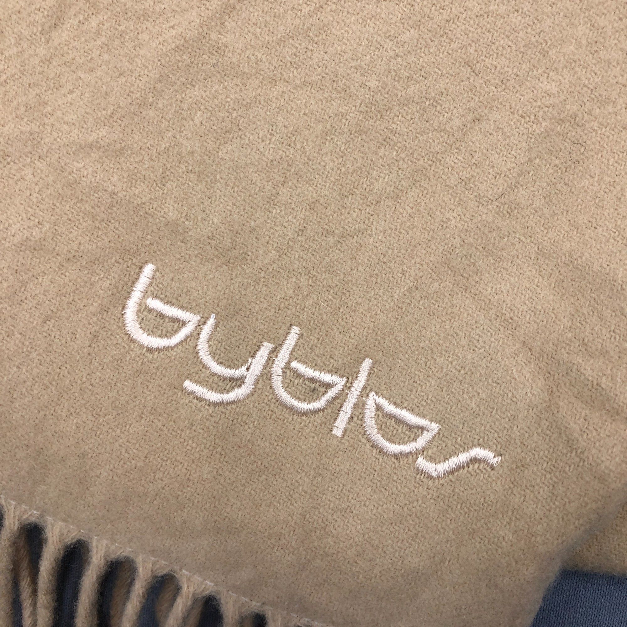 Byblos Vintage Byblos Scarf Muffler SILK Wool Winter Fringe Scarves Size ONE SIZE - 5 Thumbnail