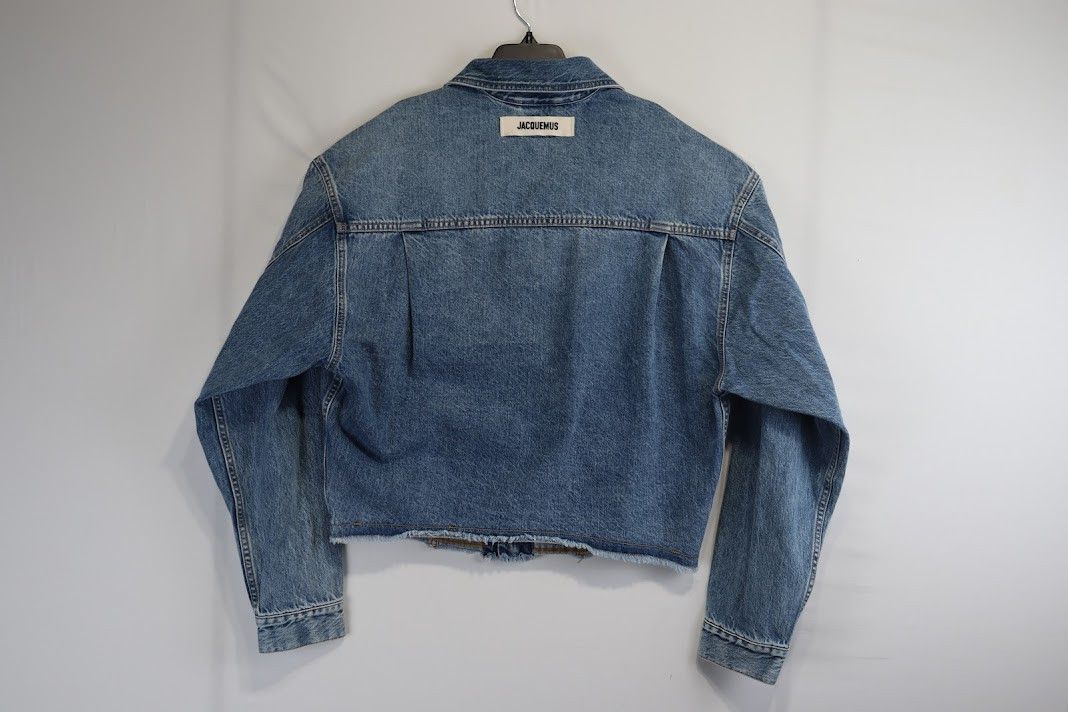 Jacquemus o1rshd1 Denim Jacket in Light Blue Size US M / EU 48-50 / 2 - 5 Thumbnail