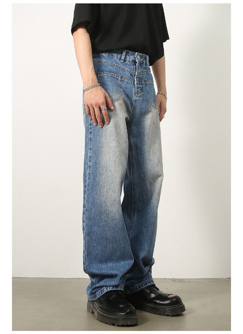 Japanese Brand × Jean Men's vintage distressed jeans with pocket design Size US 32 / EU 48 - 3 Thumbnail