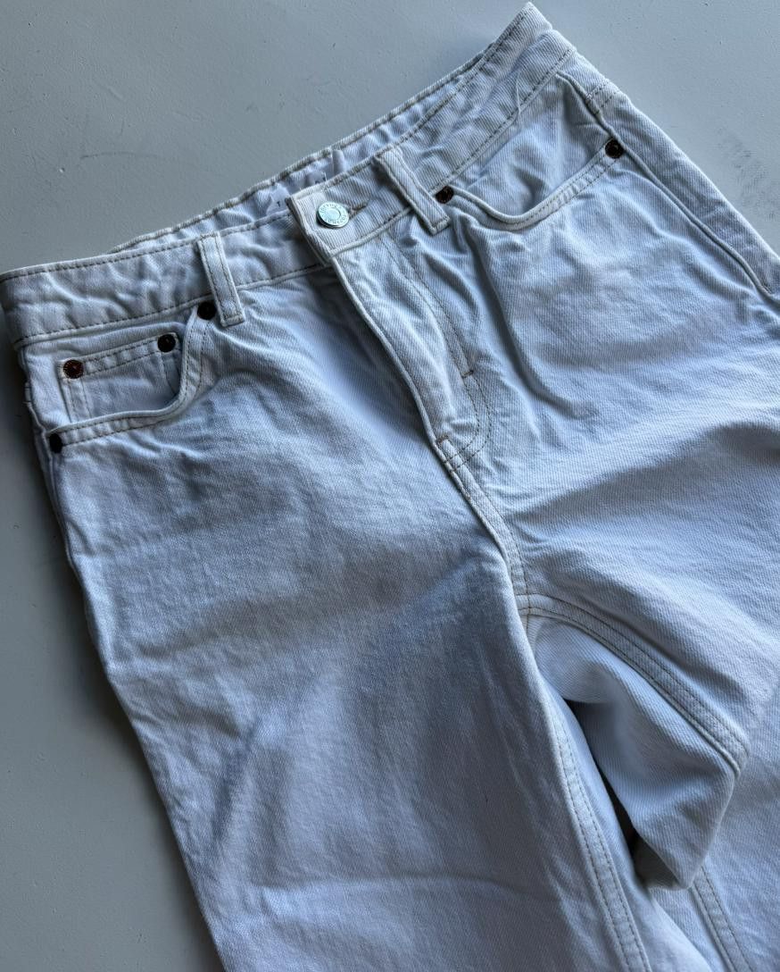 Topshop TopShop White Jeans 25x28 Size 42" / US 20 - 2 Thumbnail
