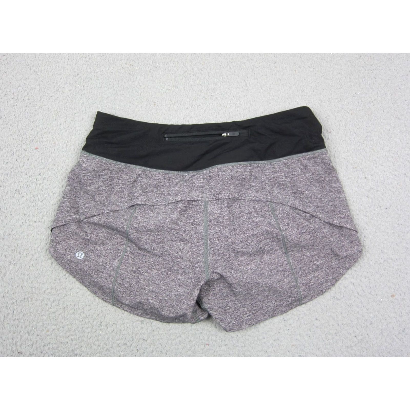Lululemon Lululemon Shorts Womens Size 6 Gray Black Speed Up Athletic Running Gym Workout Size 28" / US 6 / IT 42 - 5 Thumbnail