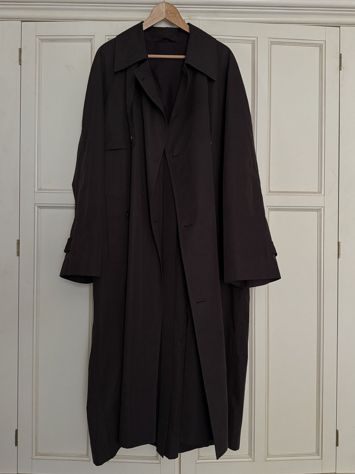 The Row The Row Mens Omar Trench Coat in Brown Medium Size US M / EU 48-50 / 2 - 3 Thumbnail
