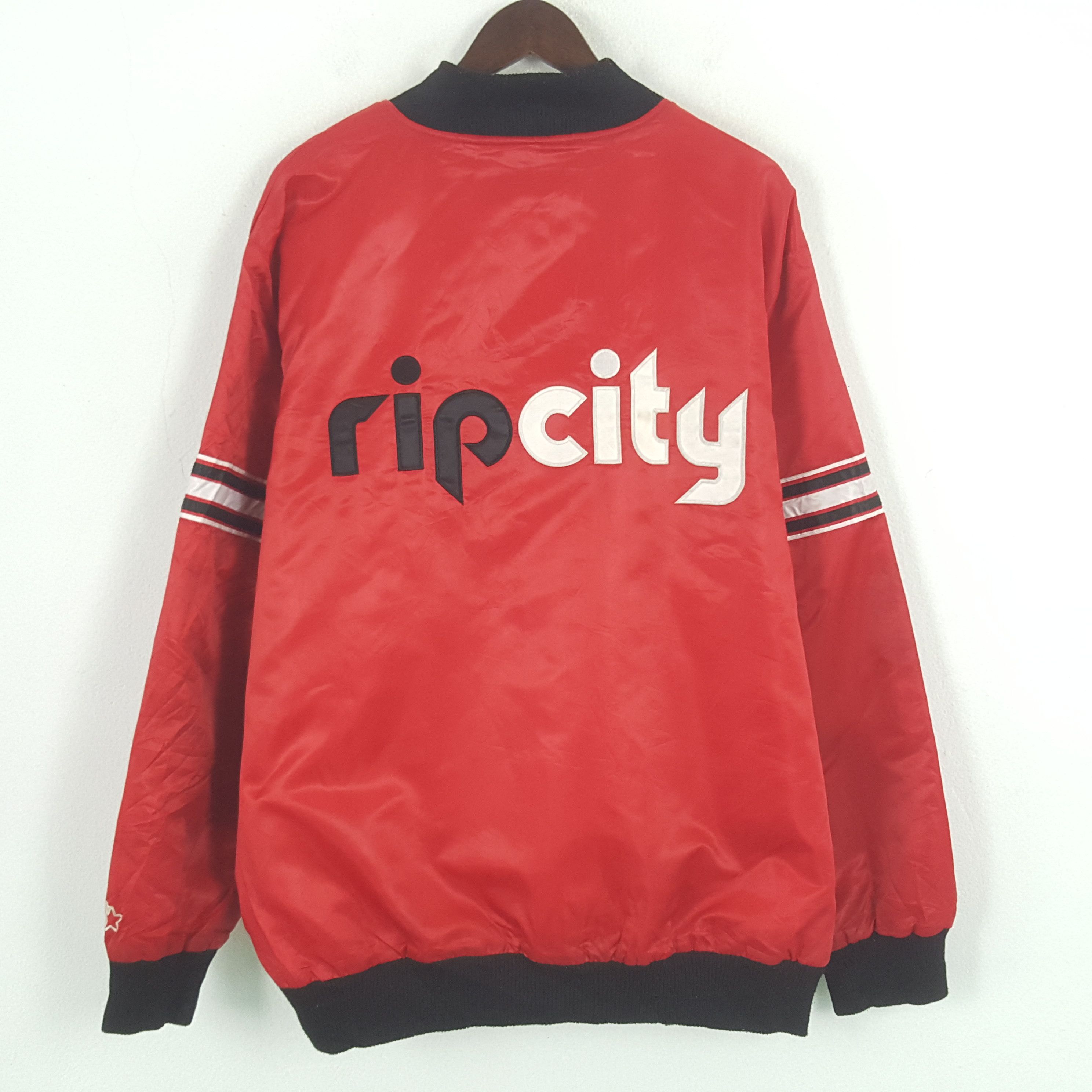 Starter × Vintage Vintage Starter Ripcity Windbreaker Varsity Jacket Size US XXL / EU 58 / 5 - 1 Thumbnail