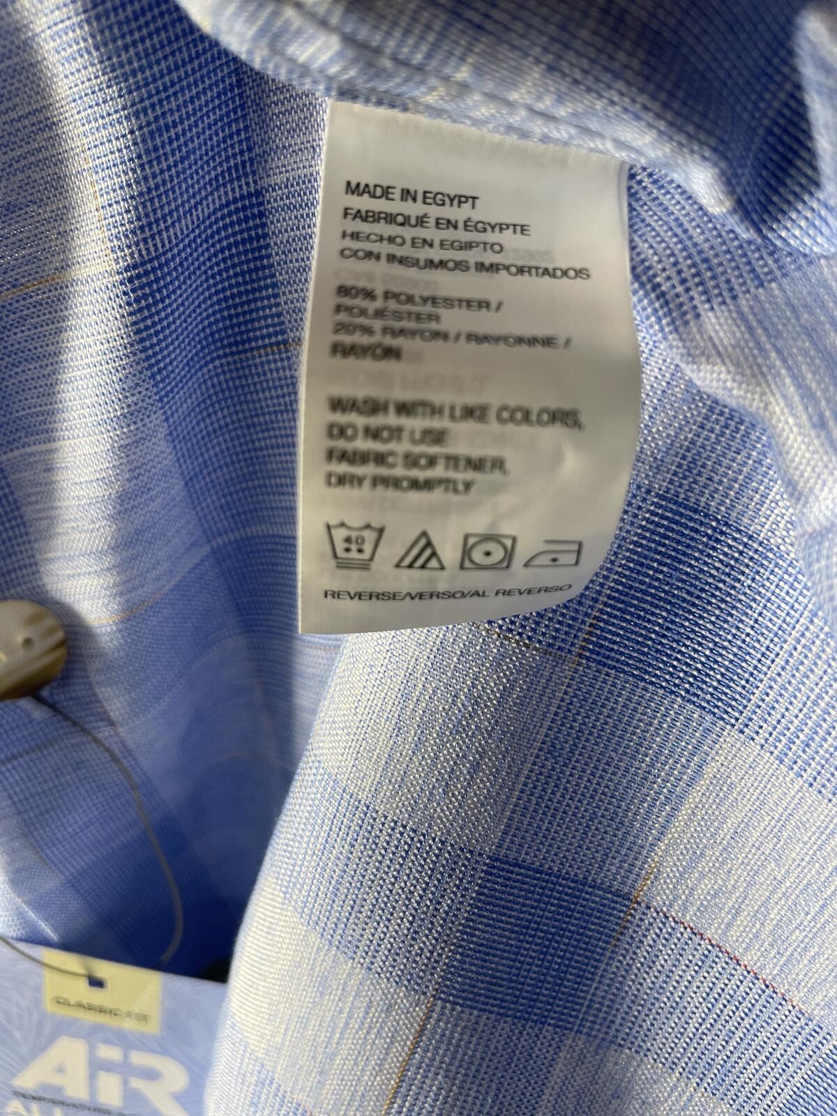Van Heusen Van Heusen Air Classic Fit Men's Large Temperature Cooling Size US L / EU 52-54 / 3 - 5 Thumbnail