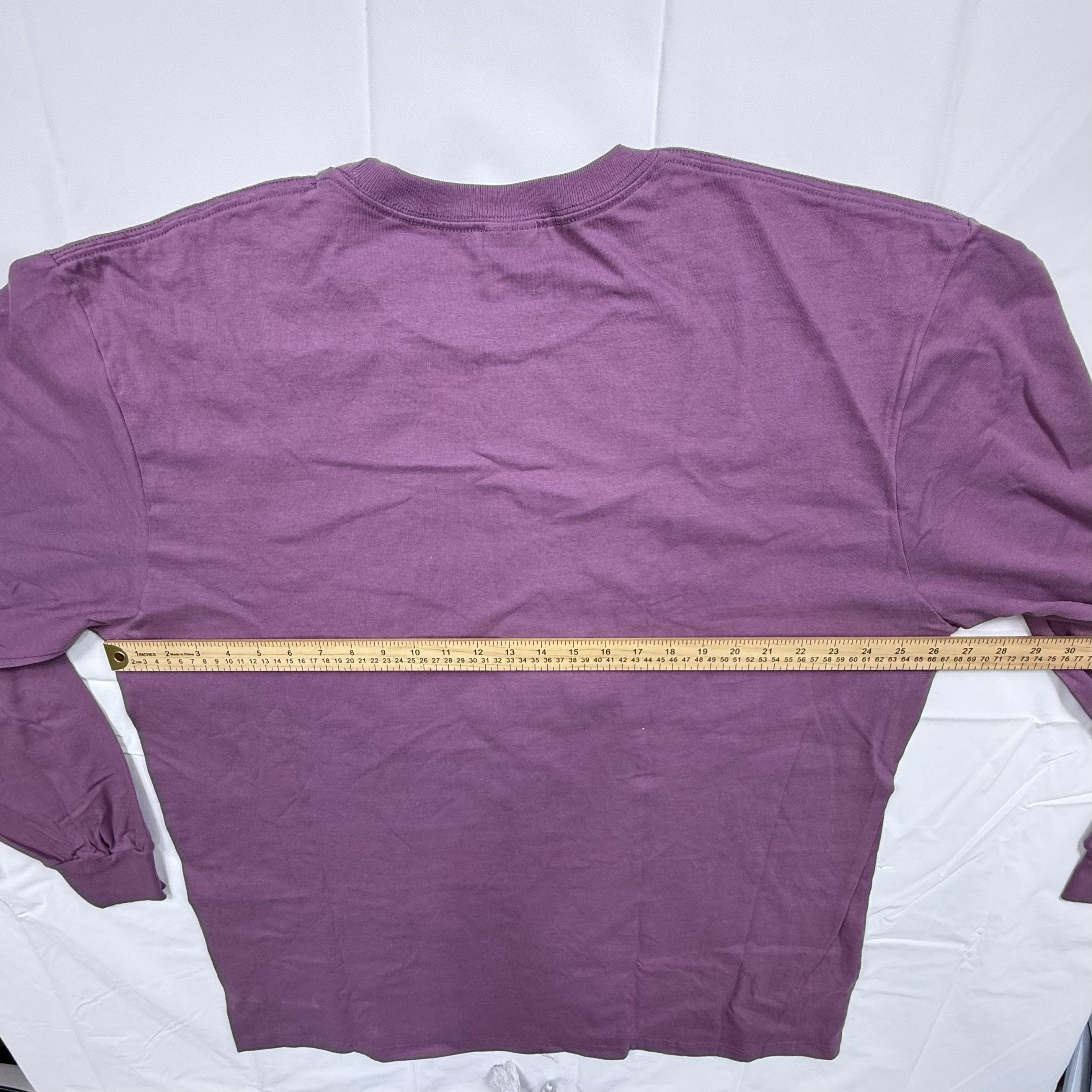 Supreme Supreme Long Sleeve T-Shirt Mens XXL Purple 100% Cotton Size US XXL / EU 58 / 5 - 6 Thumbnail