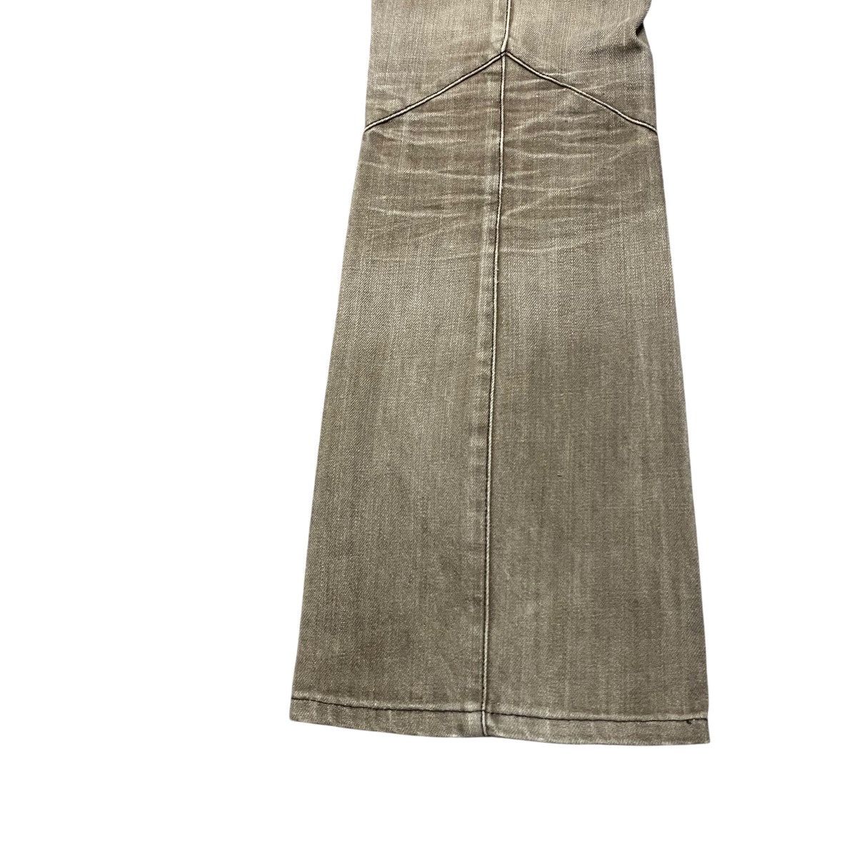 Nicole Club NCFM Fleur Brown Denim Flare Jeans Snake skin Size US 33 - 13 Thumbnail