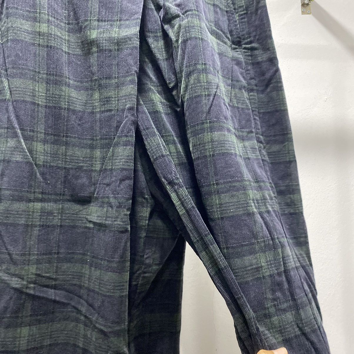 Designer × Issey Miyake × Japanese Brand Sick☠️ Studio Clip Corduroy Loose Pants Pleated Issey Miyake Size US 31 - 6 Thumbnail