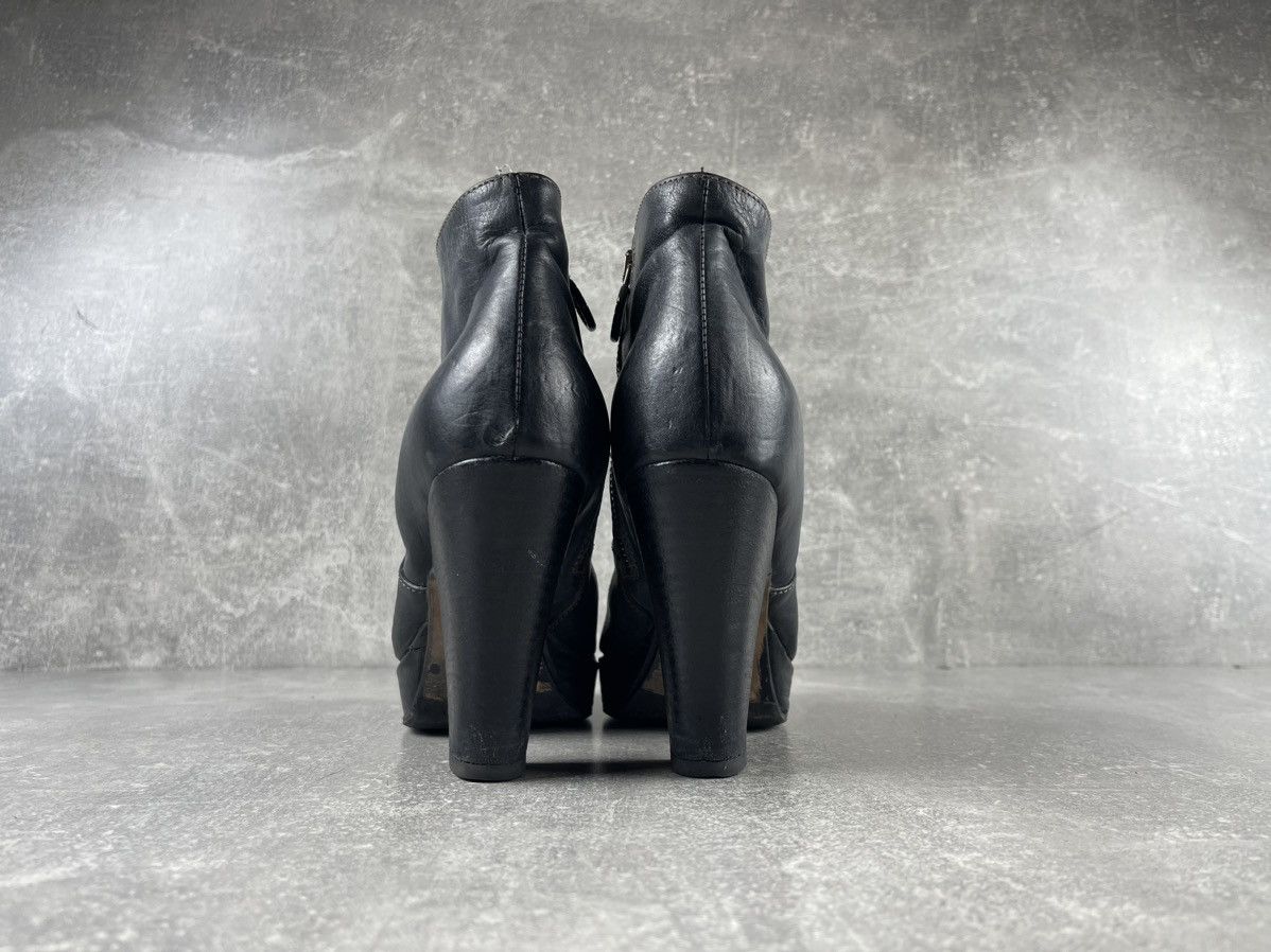 Fiorentini + Baker Fiorentini + Baker Platform Leather Ankle Boots Black Size US 7 / IT 37 - 6 Thumbnail