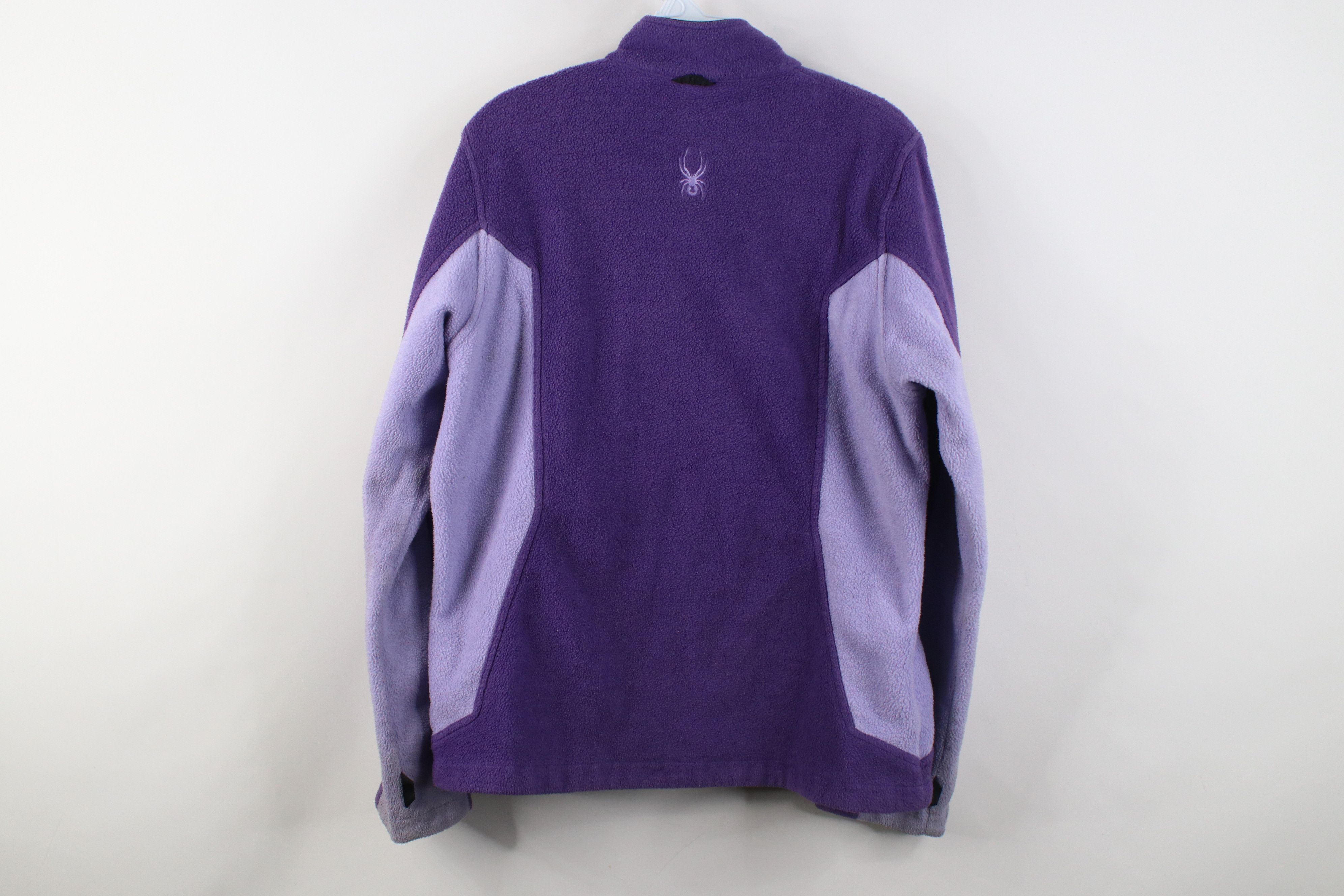 Spyder Vintage 90s Y2K Spyder Block Skiing Fleece Jacket Purple Size XL / US 12-14 / IT 48-50 - 13 Thumbnail