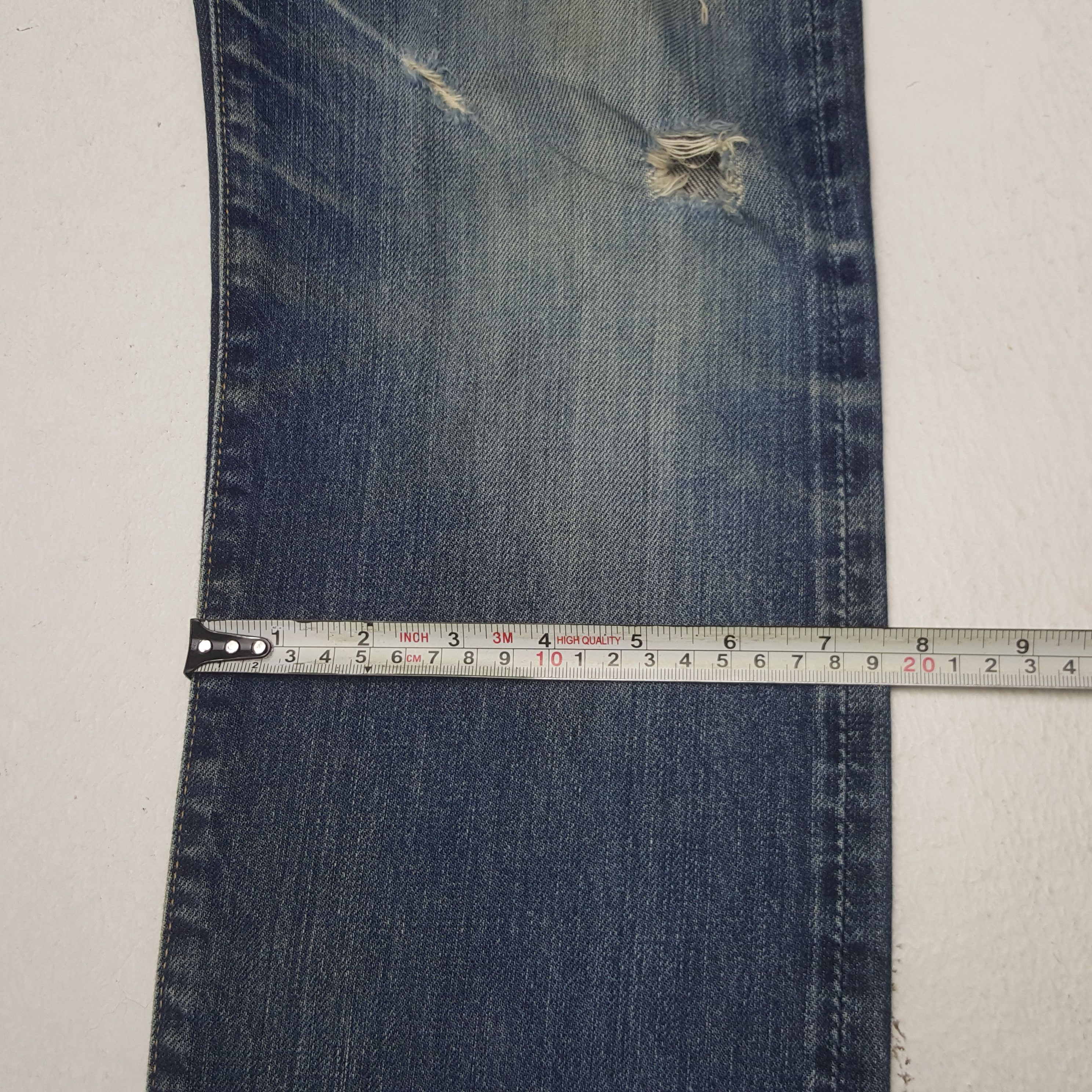 Hysteric Glamour × Japanese Brand × Vintage Vintage Hysteric Glamour Selvedge Custom Logo Denim Jeans Size US 30 / EU 46 - 10 Thumbnail