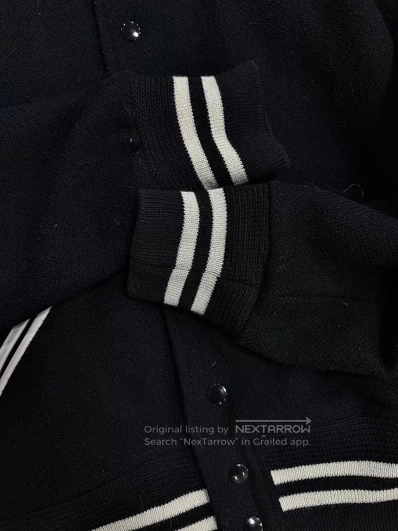 Saint Laurent Paris Saint Laurent Paris Original Black and White Baseball Jack Size US M / EU 48-50 / 2 - 3 Thumbnail