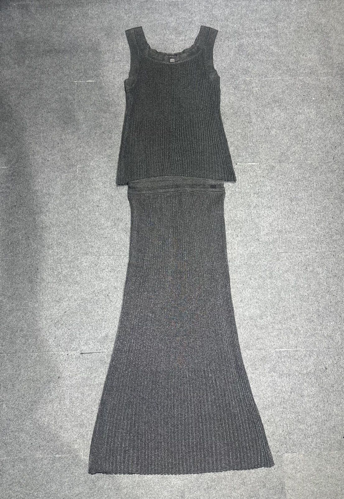 Chanel Chanel Pleated Tank Top & Skirt Set Size S / US 4 / IT 40 - 1 Thumbnail