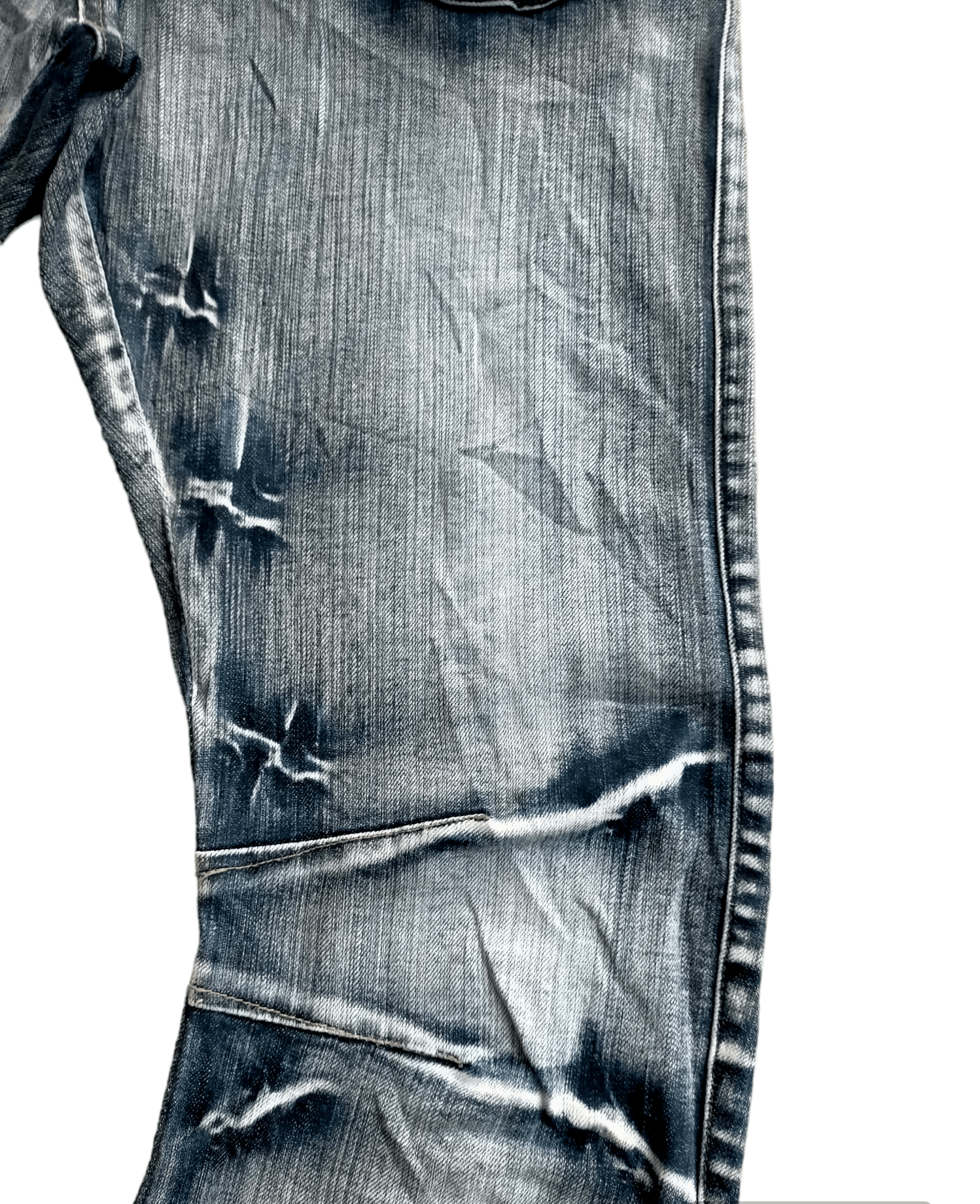 PPFM PPFM Curve Leg Stretch Acid Wash Jeans Size US 33 - 8 Thumbnail