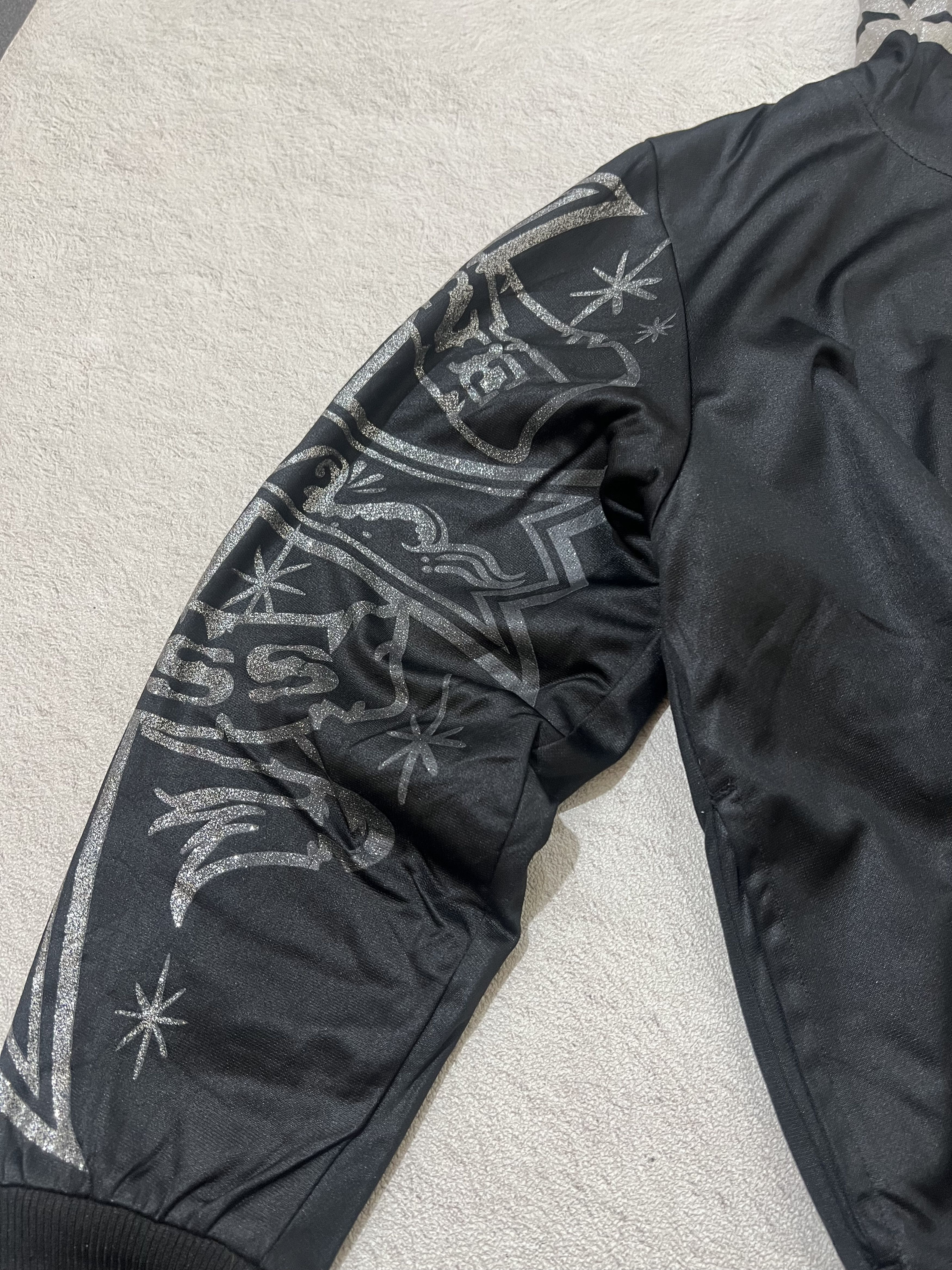 Japanese Brand 2000s Maria Poem Print Fuzzy Full Zip Hoddie y2k Lgb Ifsix Size US M / EU 48-50 / 2 - 9 Thumbnail