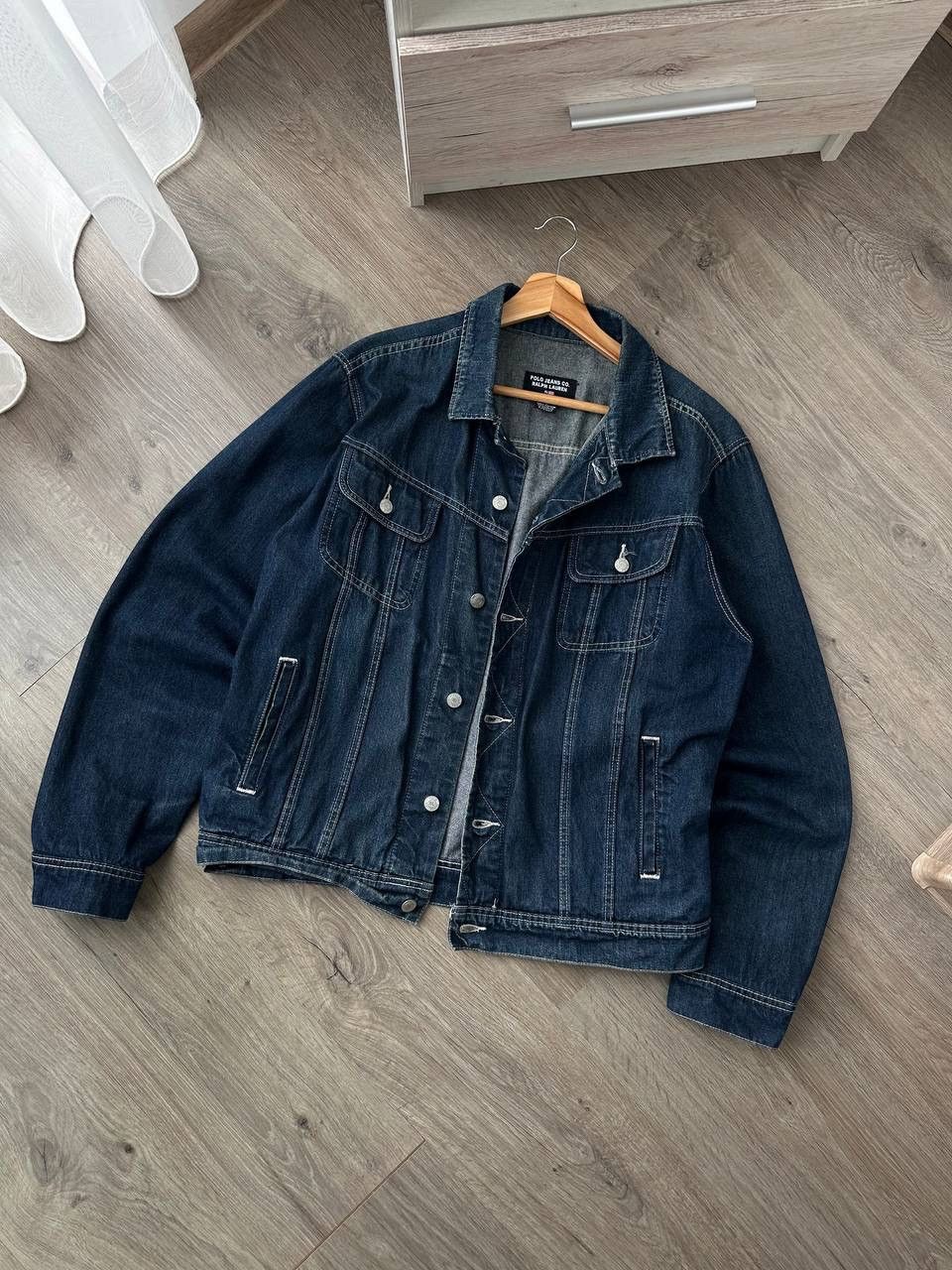 Polo Ralph Lauren × Vintage Vintage Polo Jeans Company PRL Denim Faded Pocket Jacket Size US L / EU 52-54 / 3 - 6 Thumbnail