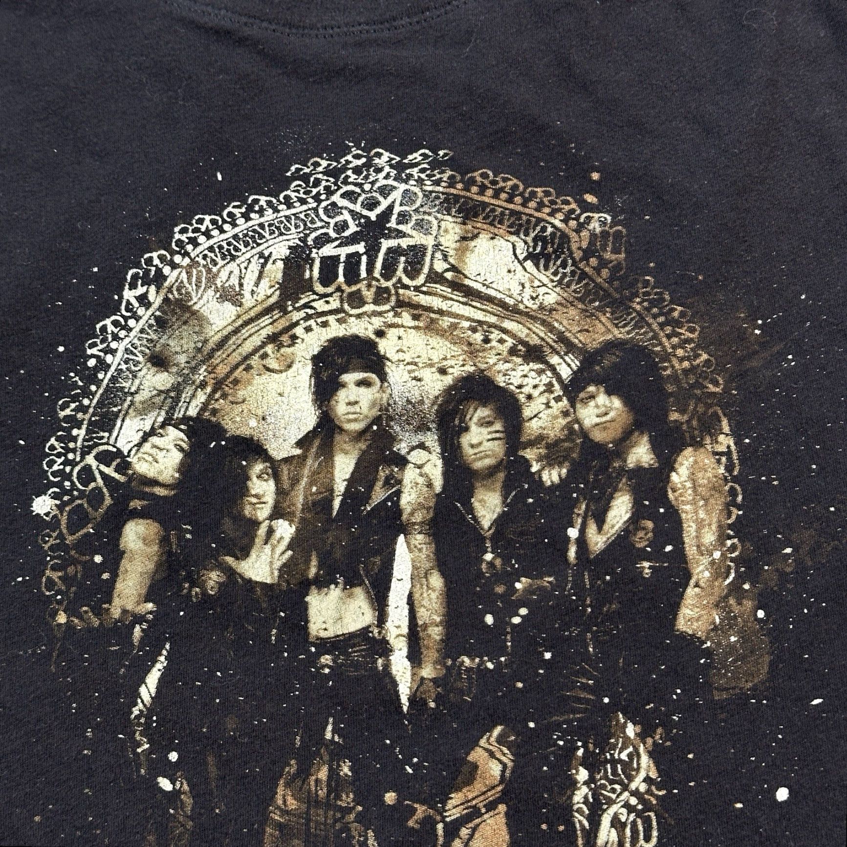 Starter Black Veil Brides Shirt Women's Medium Black Goth Punk Metal Rock Band Tee Shirt Size M / US 6-8 / IT 42-44 - 2 Thumbnail