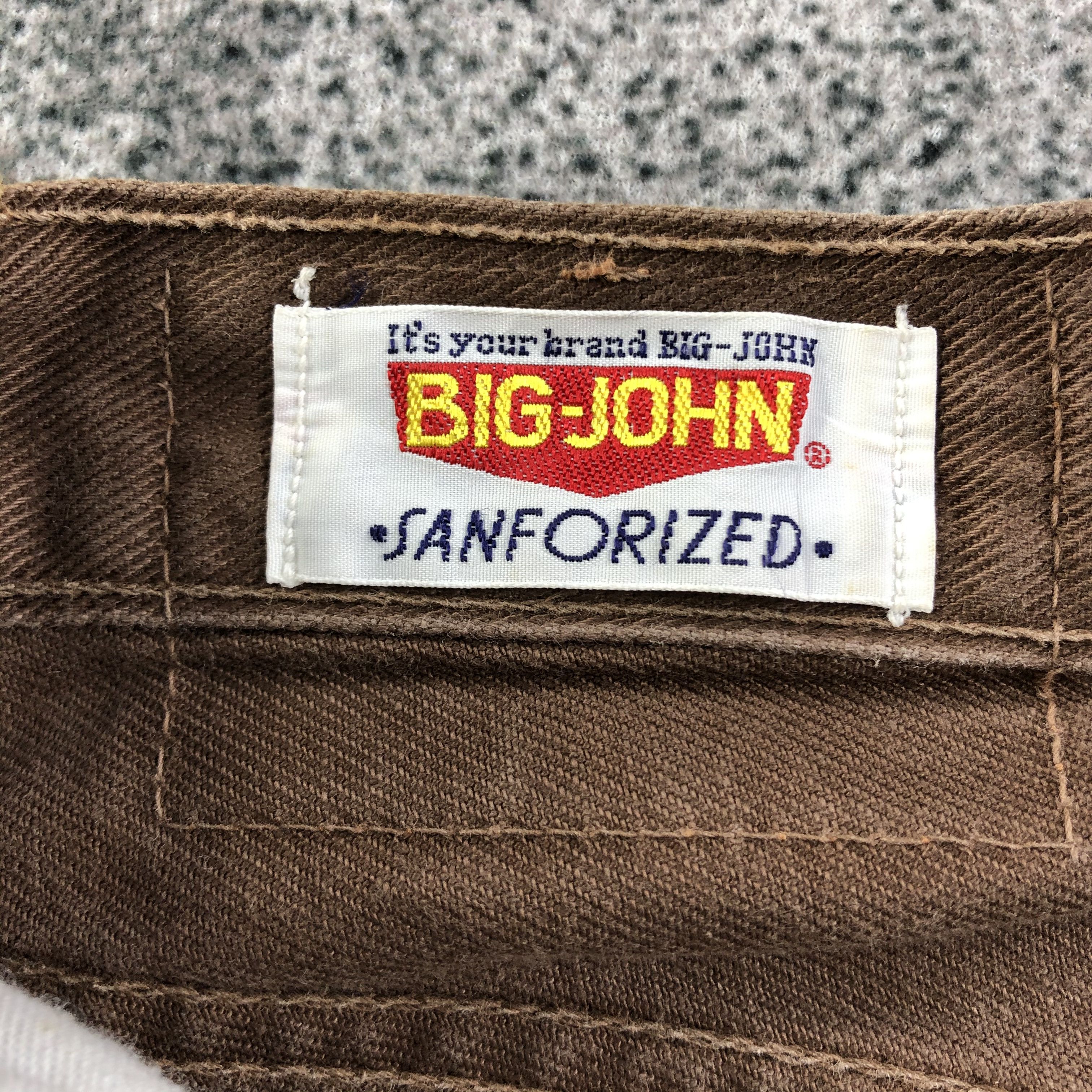 Big John Vintage Big John Jeans Faded Brown Denim KJ1501 Size US 27 - 10 Thumbnail