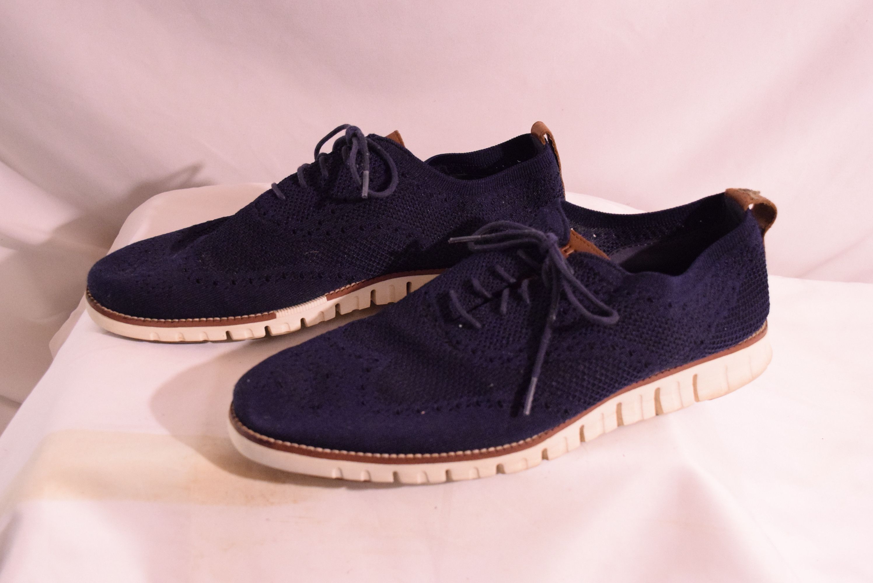 Cole Haan Cole Haan Men's ZEROGRAND Stitchlite Wingtip Oxford Shoes Size US 11 / EU 44 - 2 Thumbnail