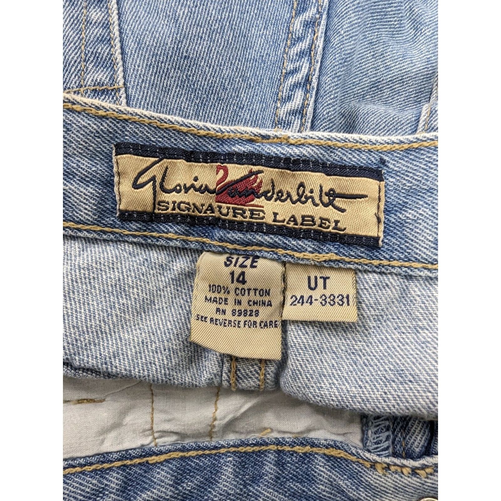 Vintage VINTAGE 90's BEADED FLORAL EMBROIDERED MOM JEANS Women's Size 6 28x34 Tall V2M Size 28" / US 6 / IT 42 - 4 Thumbnail