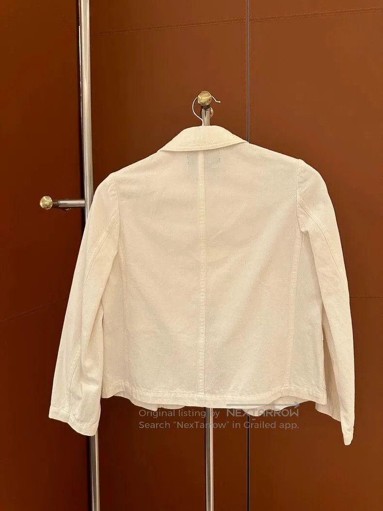 Comme des Garcons Comme des Garcons Tricot White Denim Jacket . Size US M / EU 48-50 / 2 - 3 Thumbnail