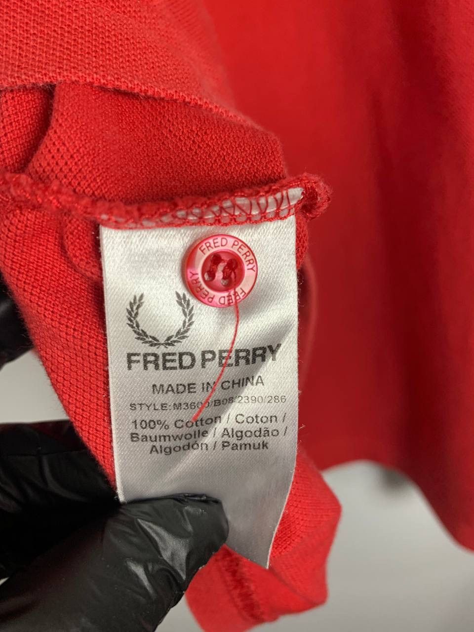 Fred Perry Fred Perry | Red | XL | Slim Fit Size US XL / EU 56 / 4 - 9 Thumbnail