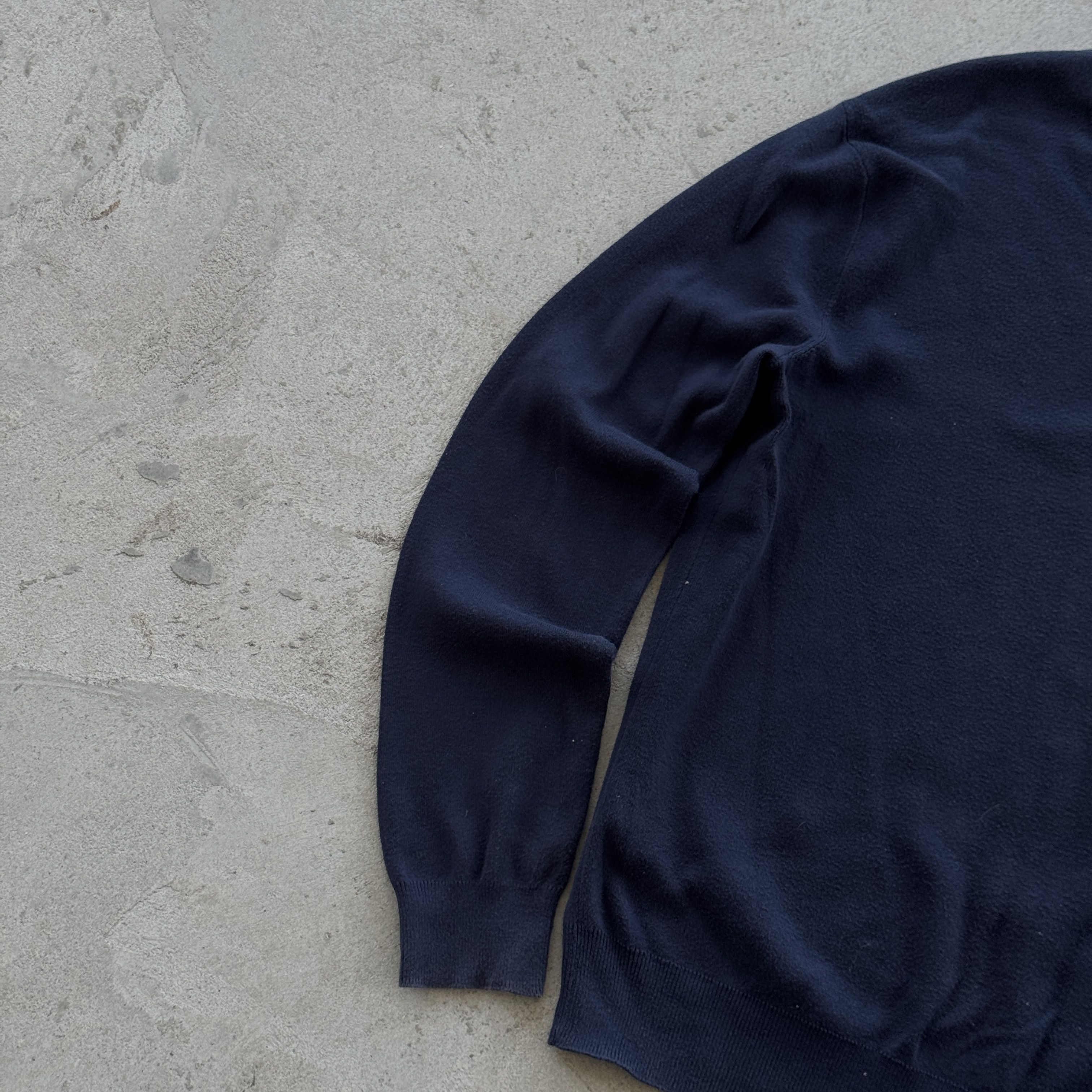 Polo Ralph Lauren Polo Ralph Lauren Navy Pima Cotton Crewneck Sweater Size XS Size US XS / EU 42 / 0 - 3 Thumbnail