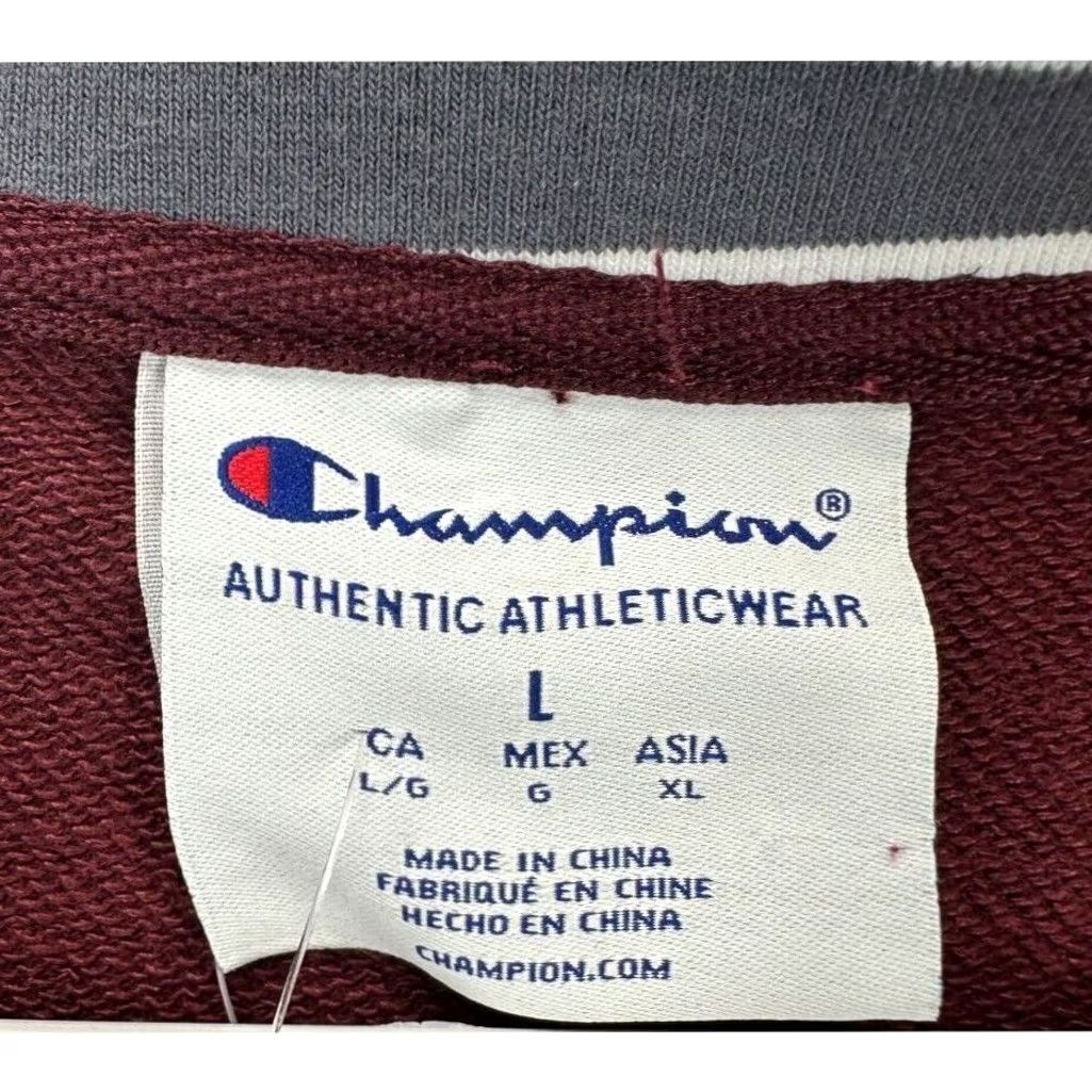 Champion VINTAGE Champion Shirt Men Large Maroon Minnesota Golden Gophers Quarter Snap Button NEW Size US L / EU 52-54 / 3 - 4 Thumbnail