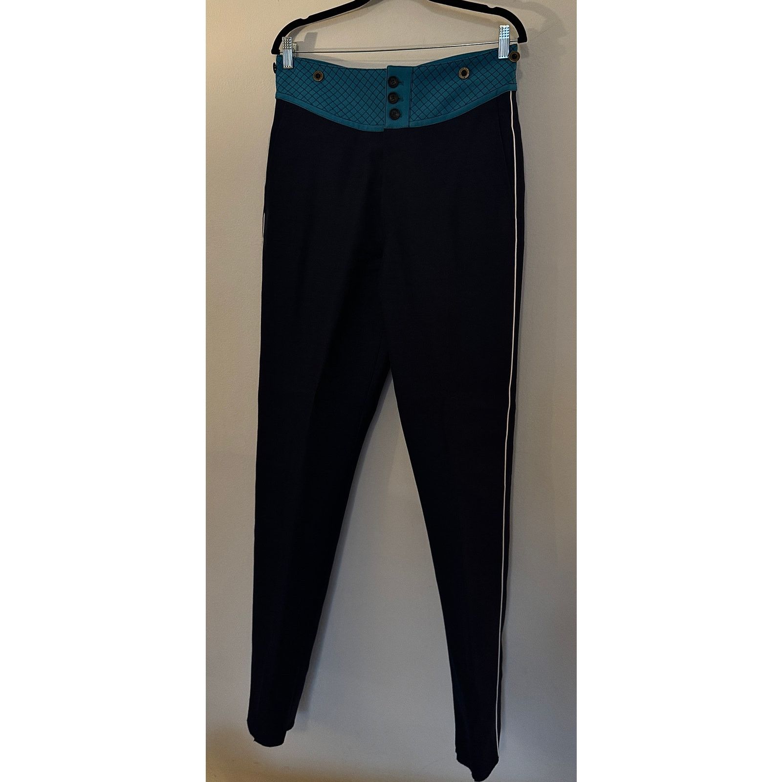 Lanvin Lanvin NWT Fitted Quilted Waistband and w/ Metal Pant Size US 30 / EU 46 - 3 Thumbnail