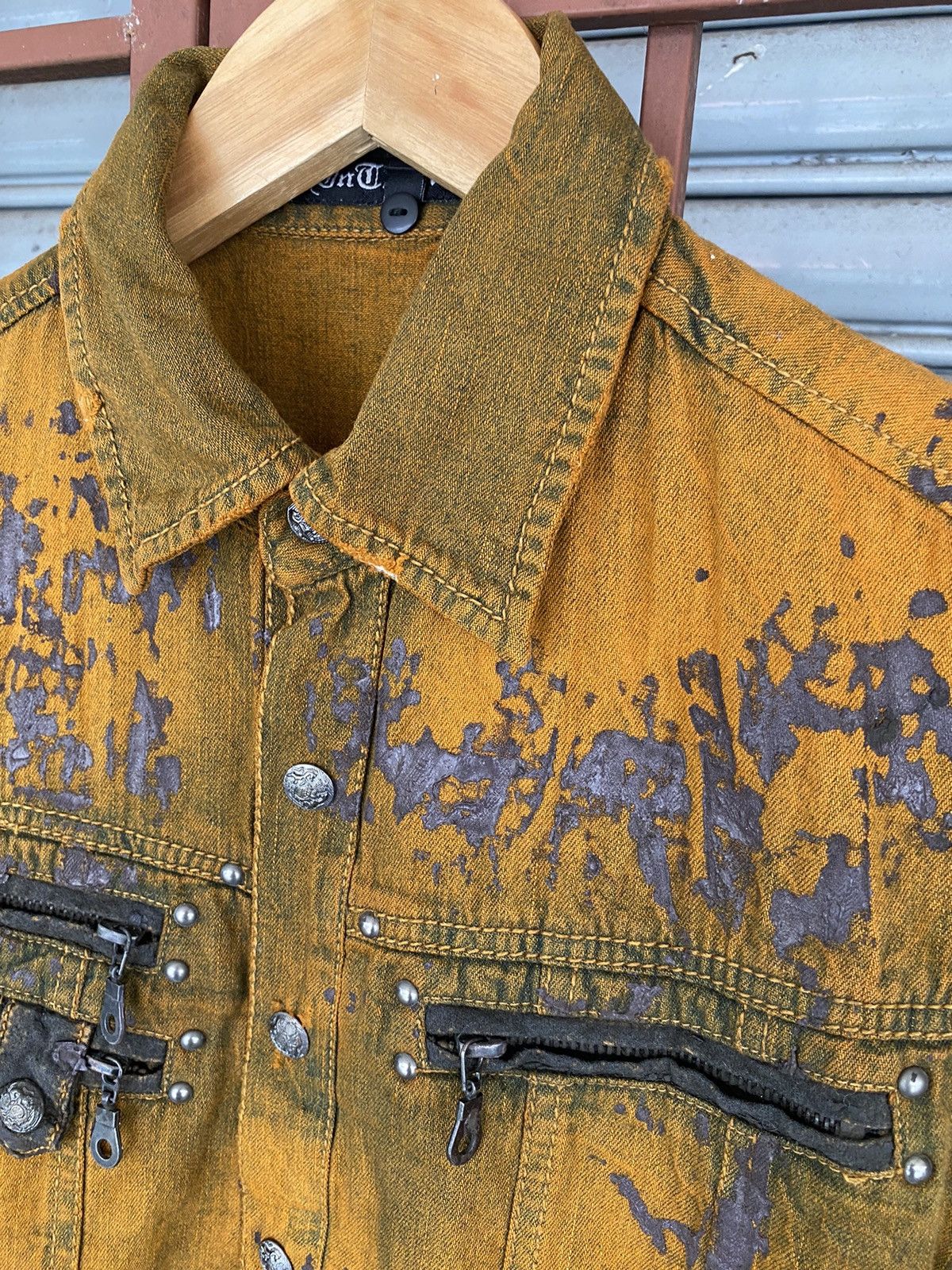 In The Attic Vintage In The Attic Punk Dye button shirt Size US L / EU 52-54 / 3 - 6 Thumbnail