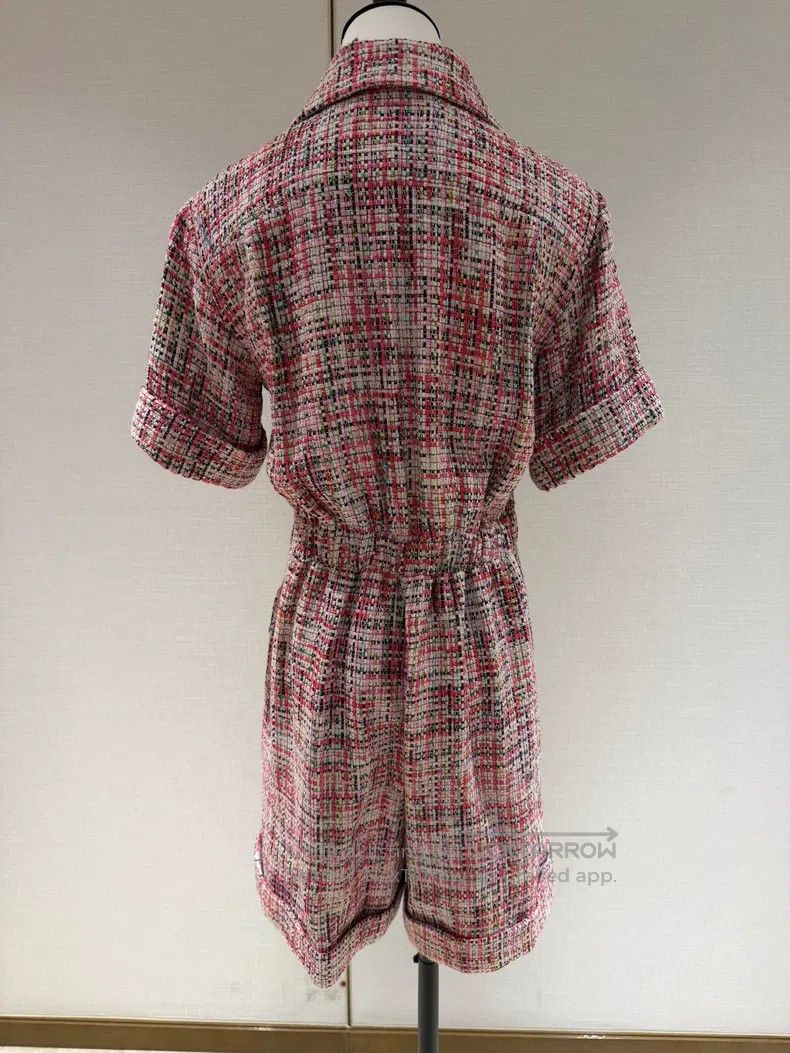 Chanel Chanel Coloured tweed jumpsuit Size 25" / US 0 / IT 36 - 2 Thumbnail