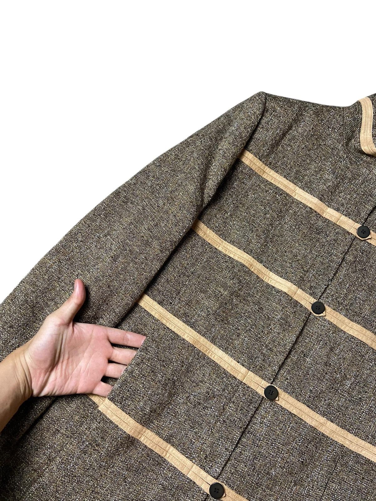 Japanese Brand × Vintage LINEAR Brand Nylon Cupra Buttoned Jacket (127) Size US XXS / EU 40 - 5 Thumbnail