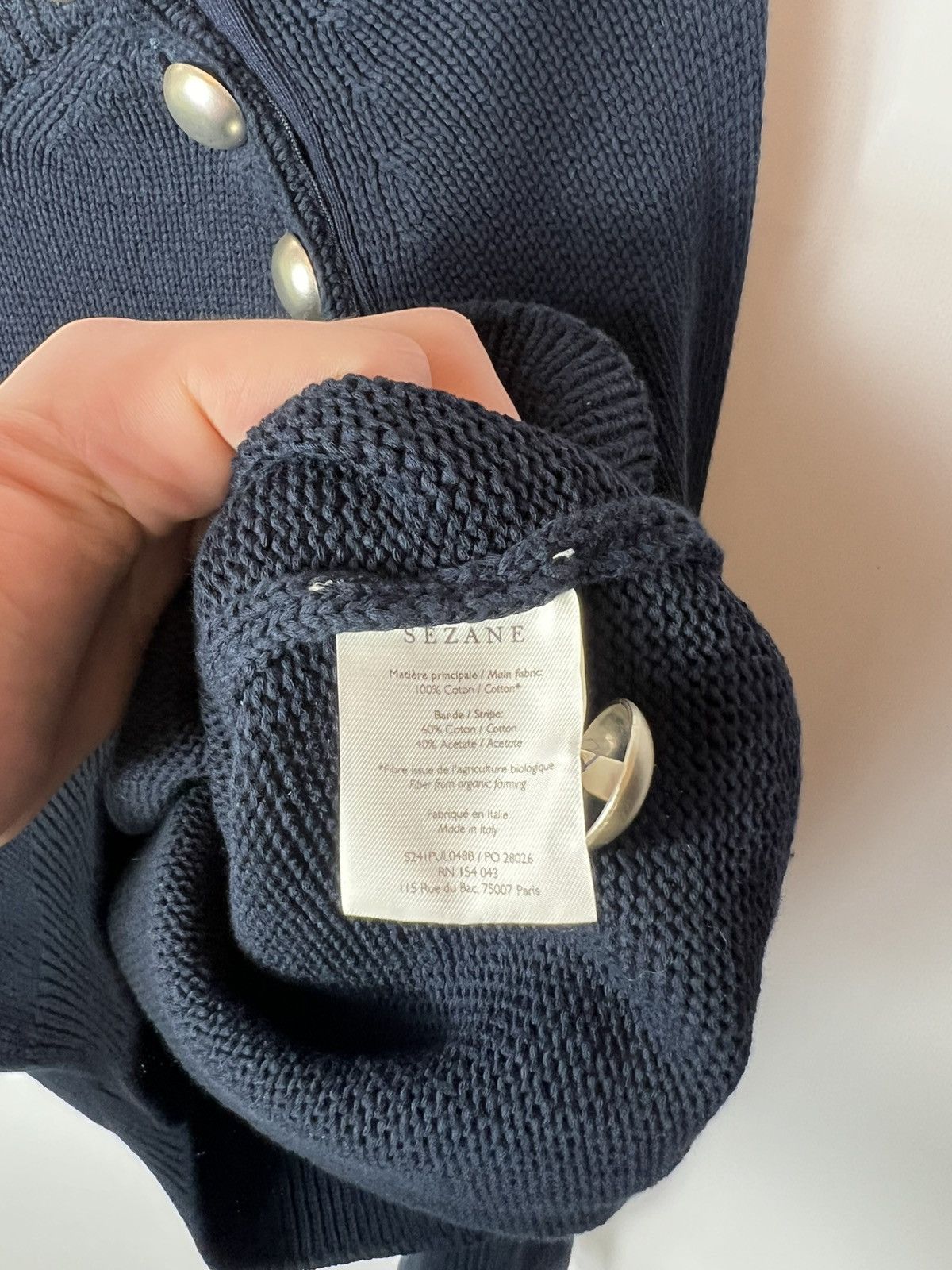 Sezane Vintage streetwear luxury designer Sezane Jumper Size S Size S / US 4 / IT 40 - 9 Thumbnail