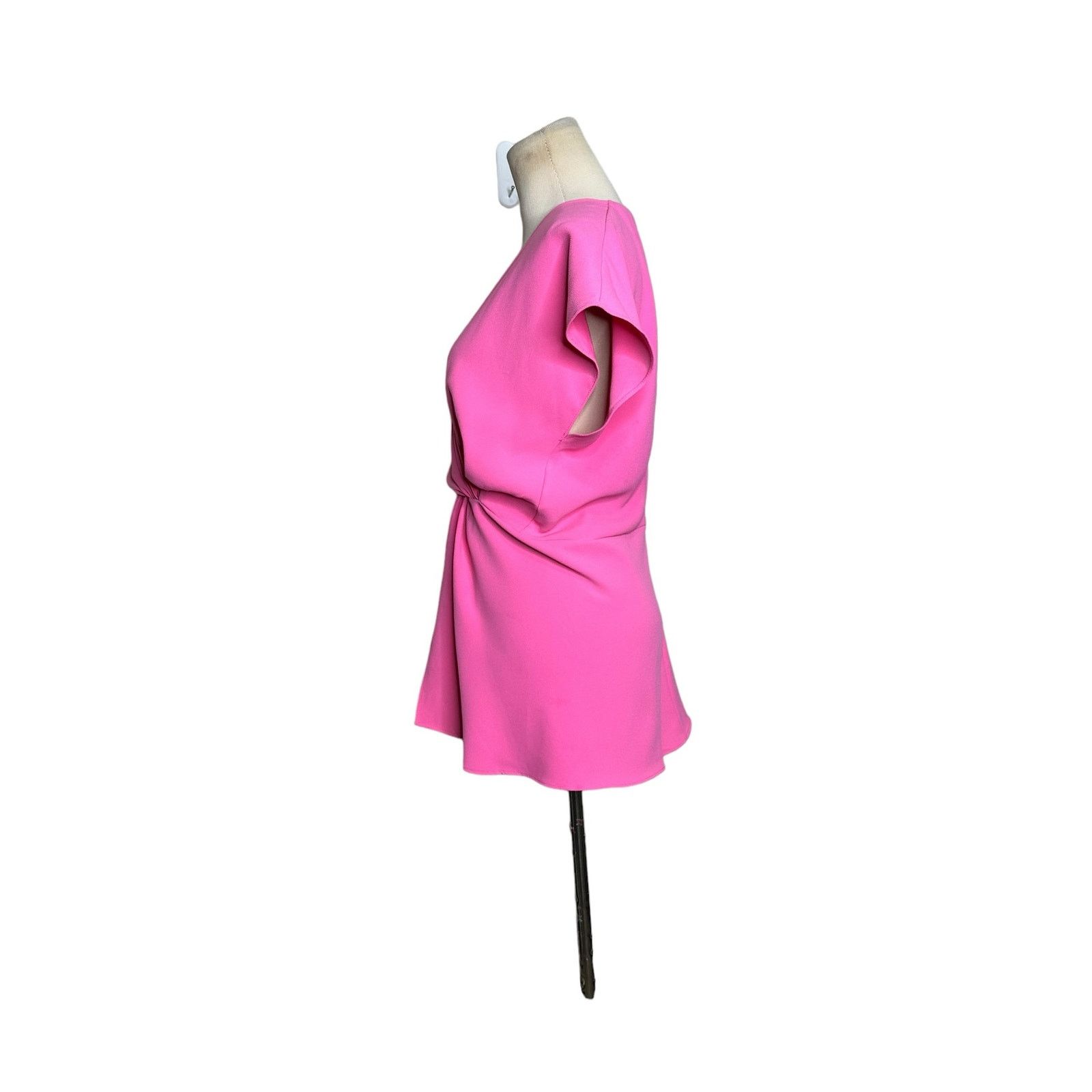 Zara Zara pink deep V neck crossed twist blouse size Medium Size M / US 6-8 / IT 42-44 - 12 Thumbnail