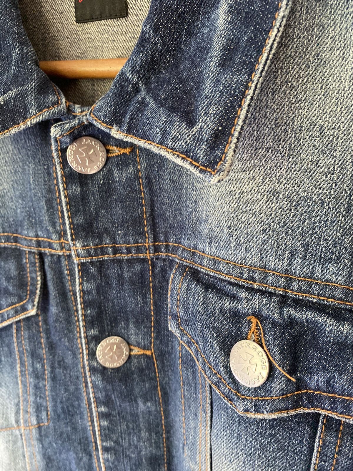 JACKROSE 🔥1990s Jackrose Distressed Cross Detailing button jacket Size US M / EU 48-50 / 2 - 10 Thumbnail