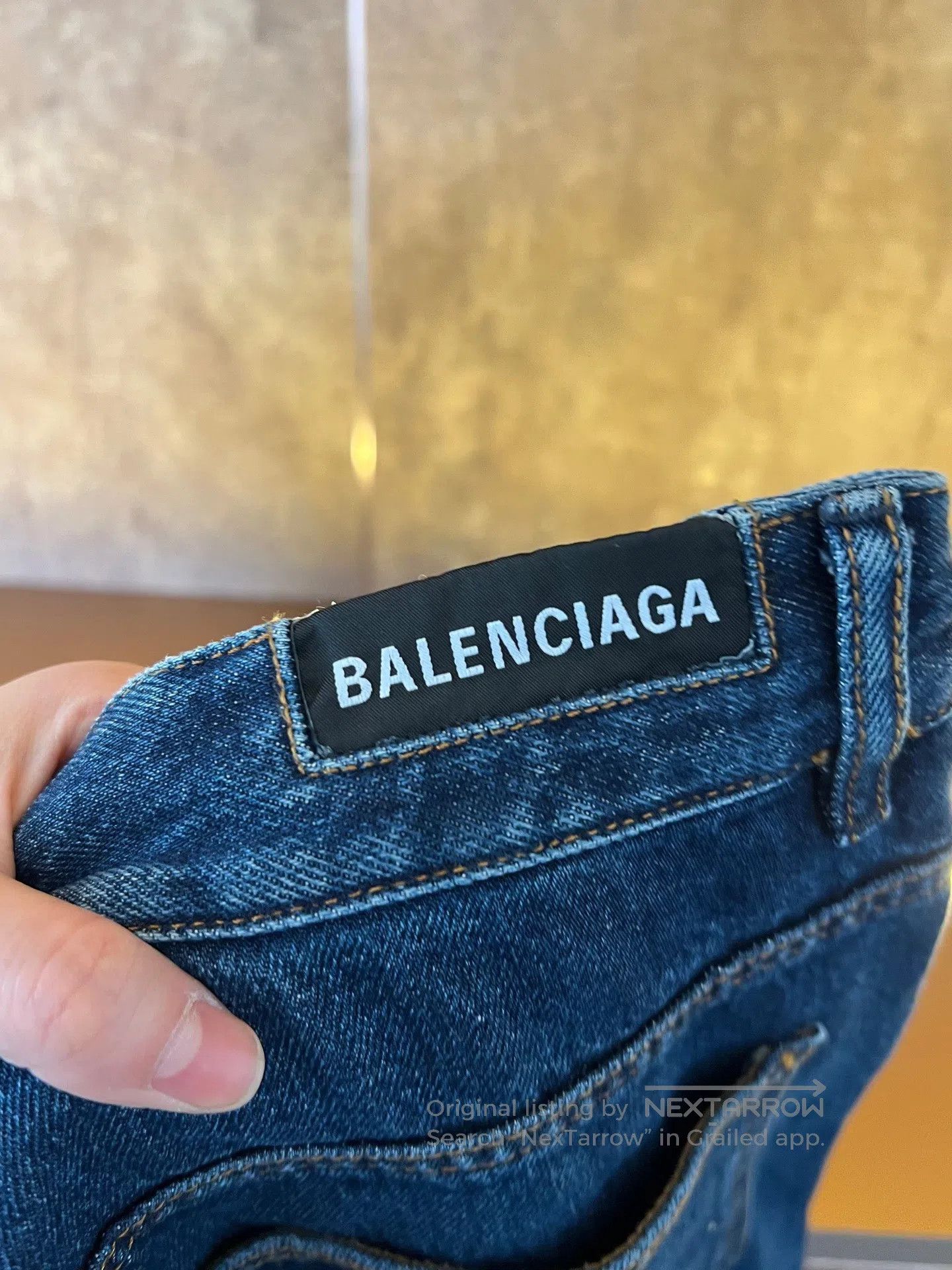 Other Balenciaga Washed jeans with script logo| Size 28" / US 6 / IT 42 - 4 Thumbnail
