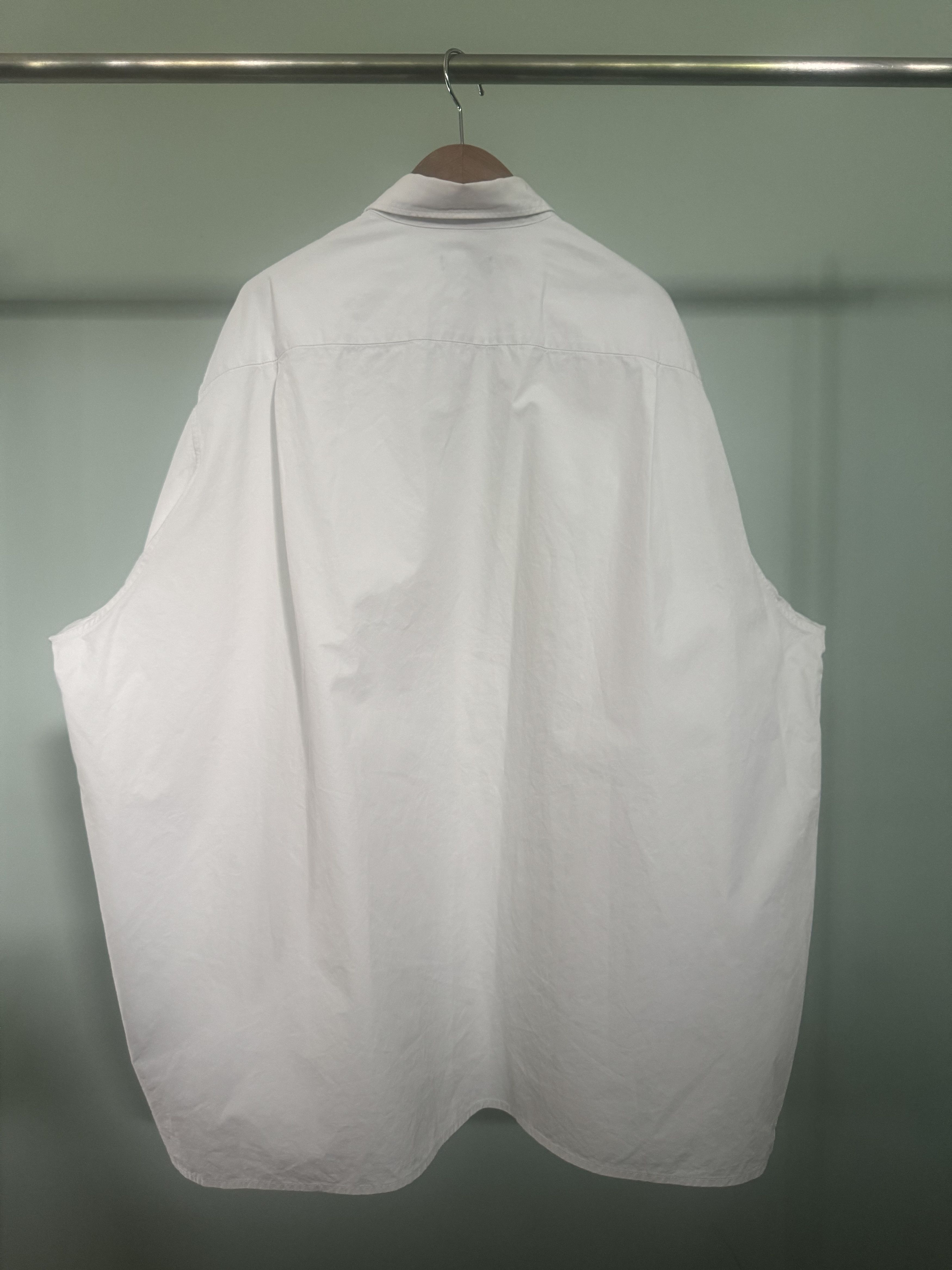 Raf Simons Oversized White Shirt Size US S / EU 44-46 / 1 - 12 Thumbnail