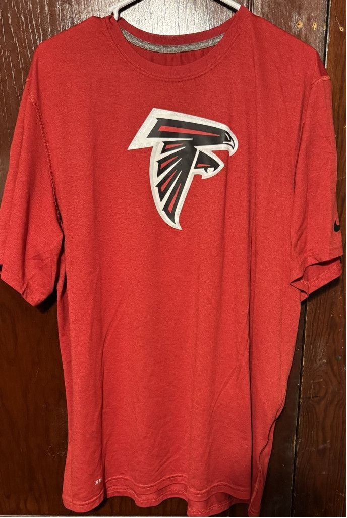 Nike Atlanta Falcons Nike Logo T-Shirt Men Sz XL Red Size US XL / EU 56 / 4 - 1 Thumbnail