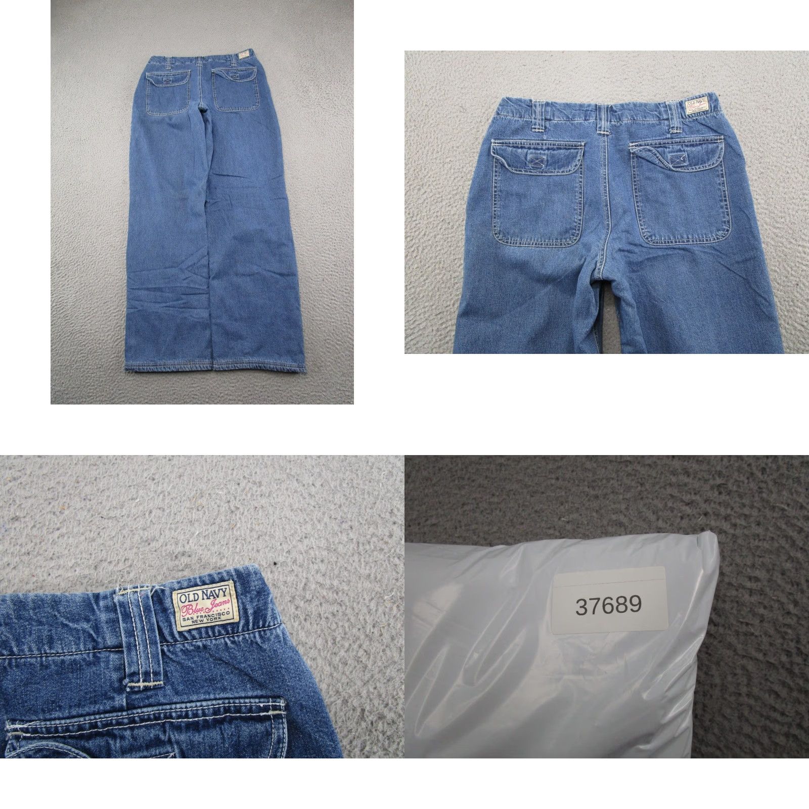 Old Navy VINTAGE Old Navy Jeans 5-Pocket Straight Blue Denim Lined Zip Regular Size 10 Womens 90s Y2K MTG Size 32" / US 10 / IT 46 - 9 Thumbnail