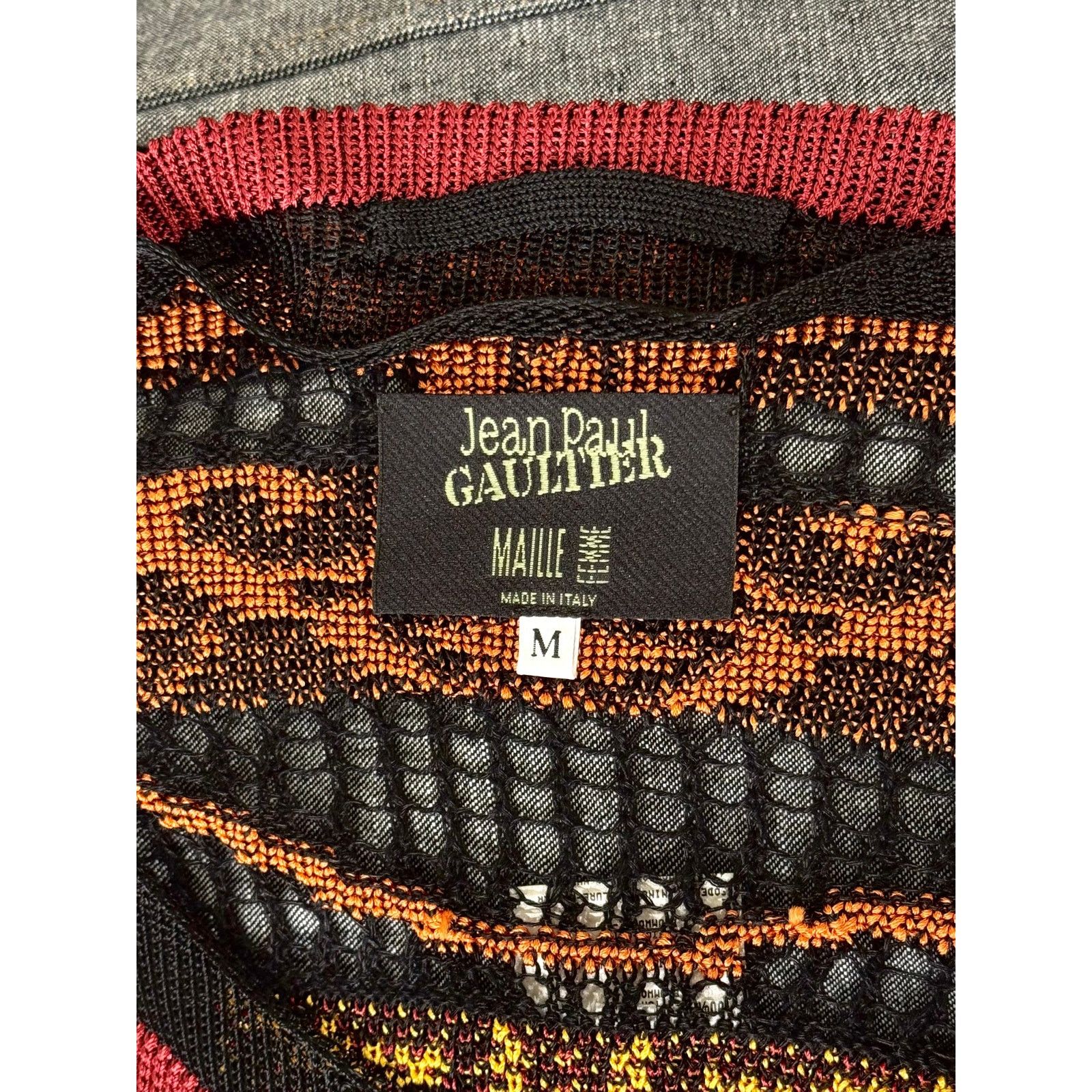 Jean Paul Gaultier A/W2007 Jean Paul Gaultier intarsia crochet knitted cardigan Size M / US 6-8 / IT 42-44 - 9 Thumbnail