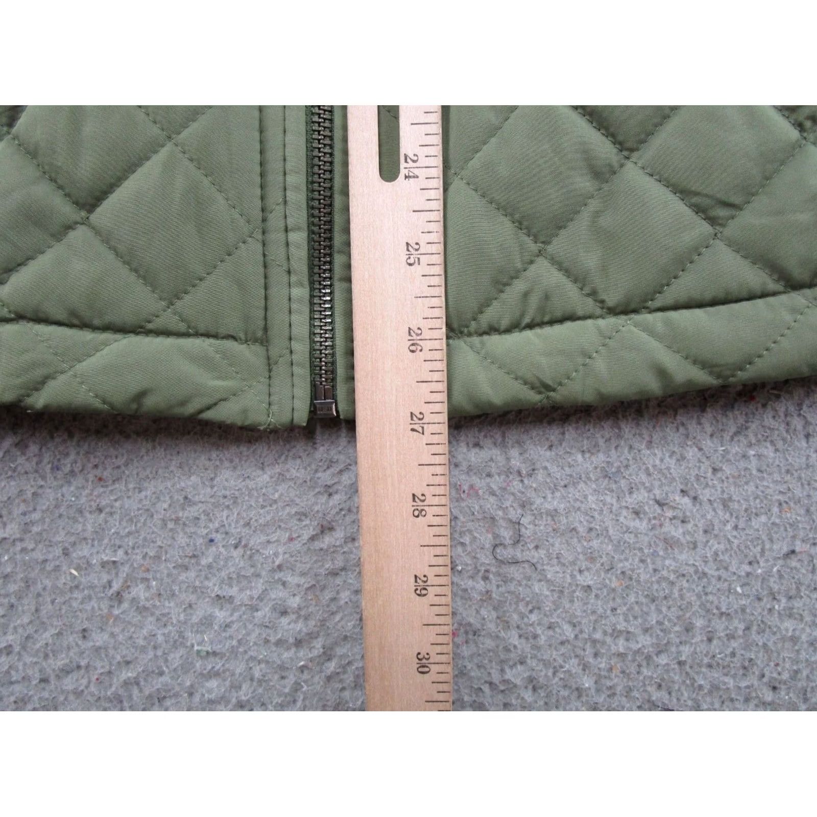 Talbots Talbots Diamond Quilted Jacket Full Zip Womens Size L Green Pockets Preppy Vintage: No Size L / US 10 / IT 46 - 7 Thumbnail