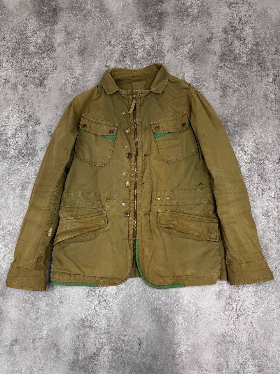 Diesel Diesel Men's Military Jacket Khaki Size L Size US L / EU 52-54 / 3 - 1 Thumbnail