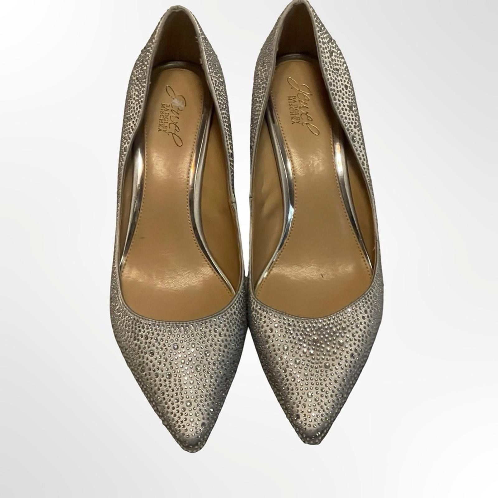 Other Badgley Mischka Rhinestone Pointed-Toe Pumps in size 11 Size US 11 / IT 41 - 4 Thumbnail