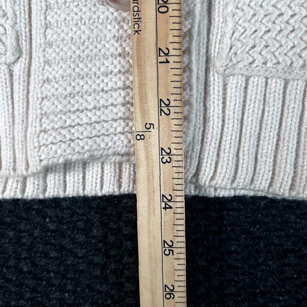 Eddie Bauer VINTAGE Eddie Bauer Womens XS Cream Shawl Collar Button Cardigan Cotton Wool Blend M96 Size XS / US 0-2 / IT 36-38 - 6 Thumbnail