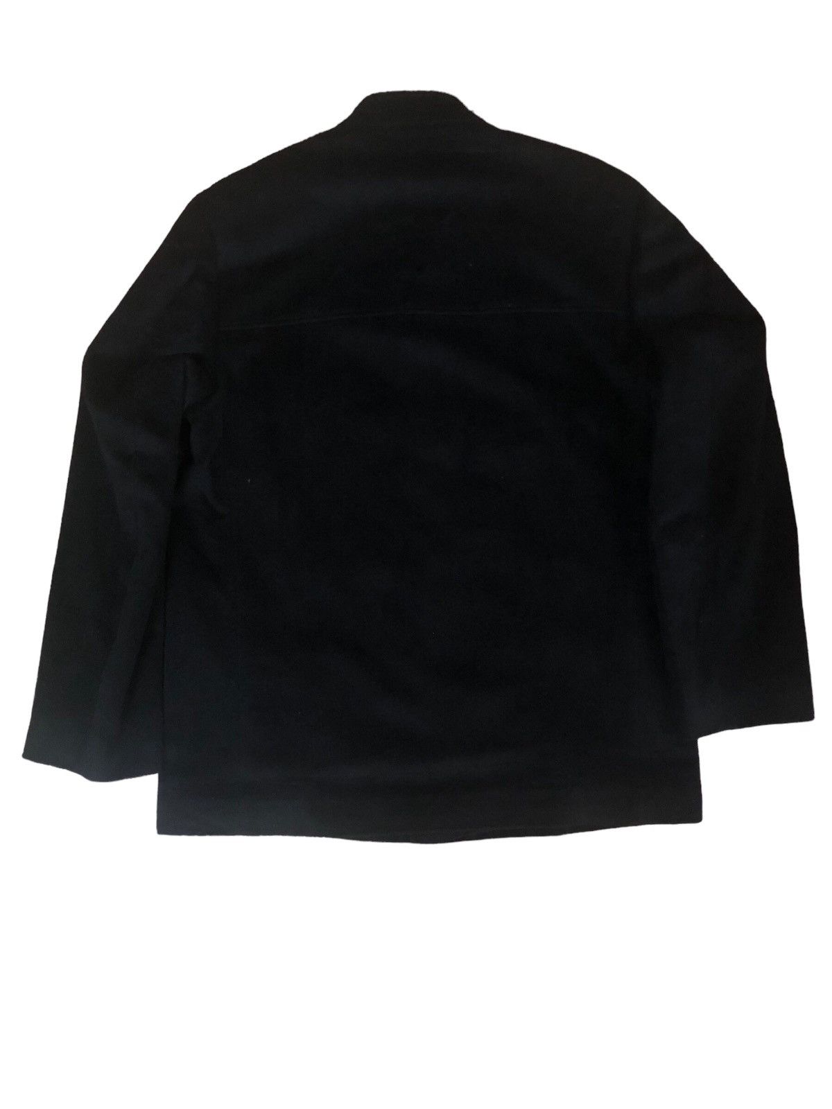 agnes b. Agness b Wool Chore Pocket Style Mandarin Collar Jacket Size US M / EU 48-50 / 2 - 2 Thumbnail